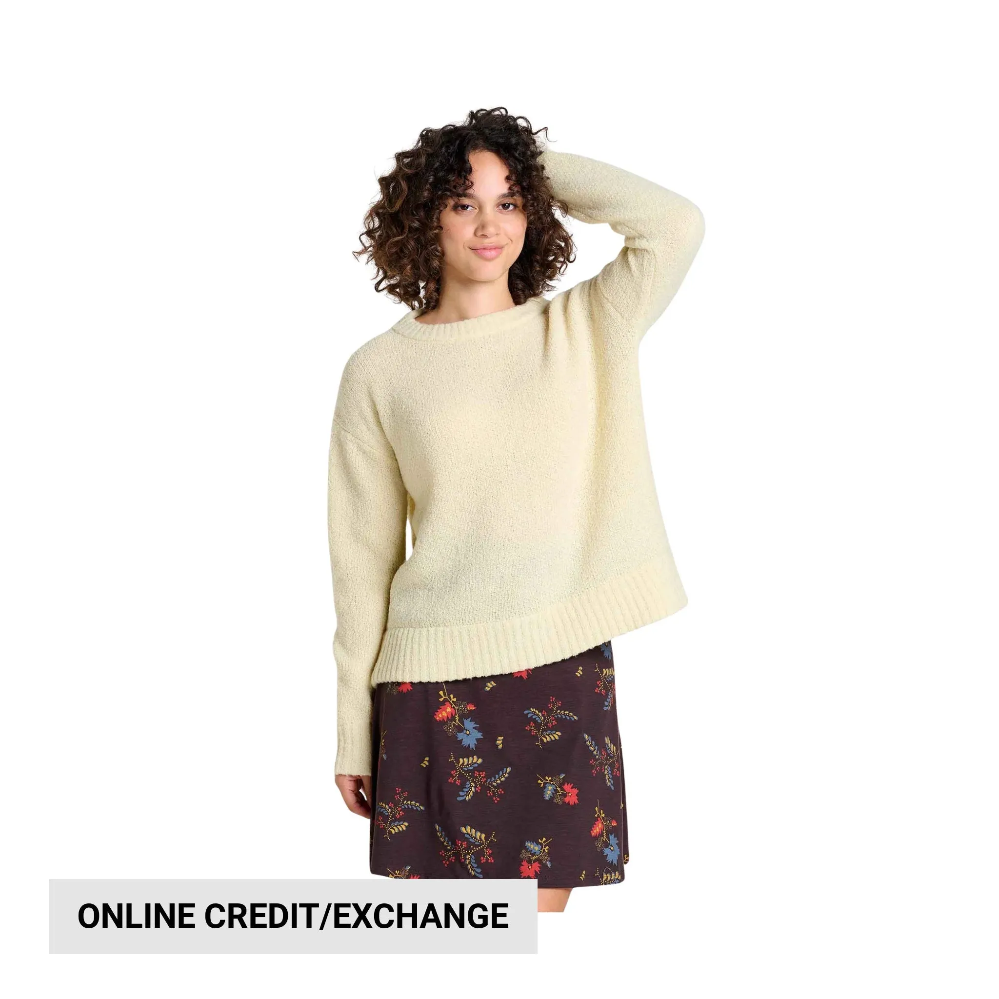 Toad & Co Women's Cotati Dolman Sweater - Barley II Timeless Minimal