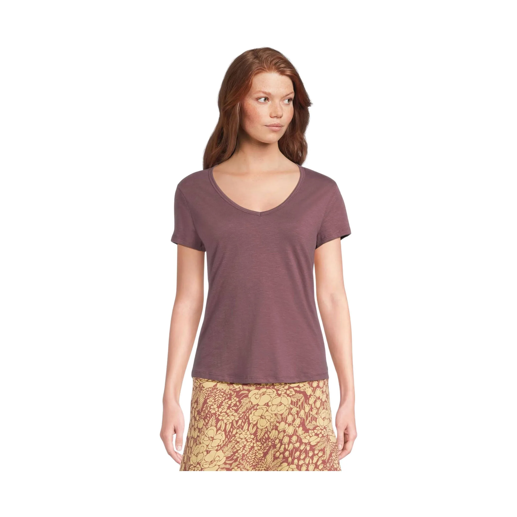 EcoFriendly Manufacturing Toad & Co Women's Marley II Short Sleeve Tee - Huckleberry
