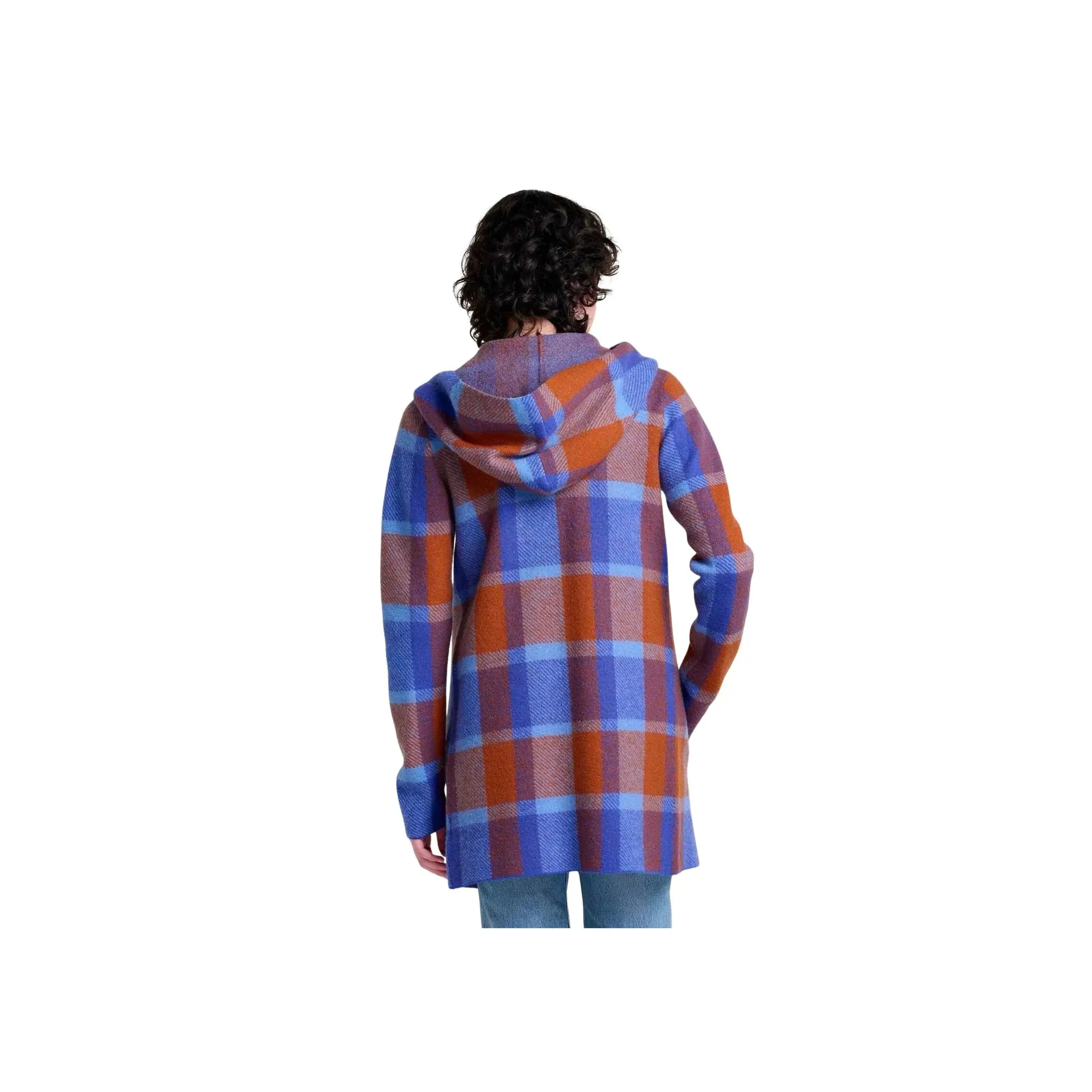product premium quality Weekend Relaxed Toad & Co Women's Merino Heartfelt Hoodie - Umber Plaid