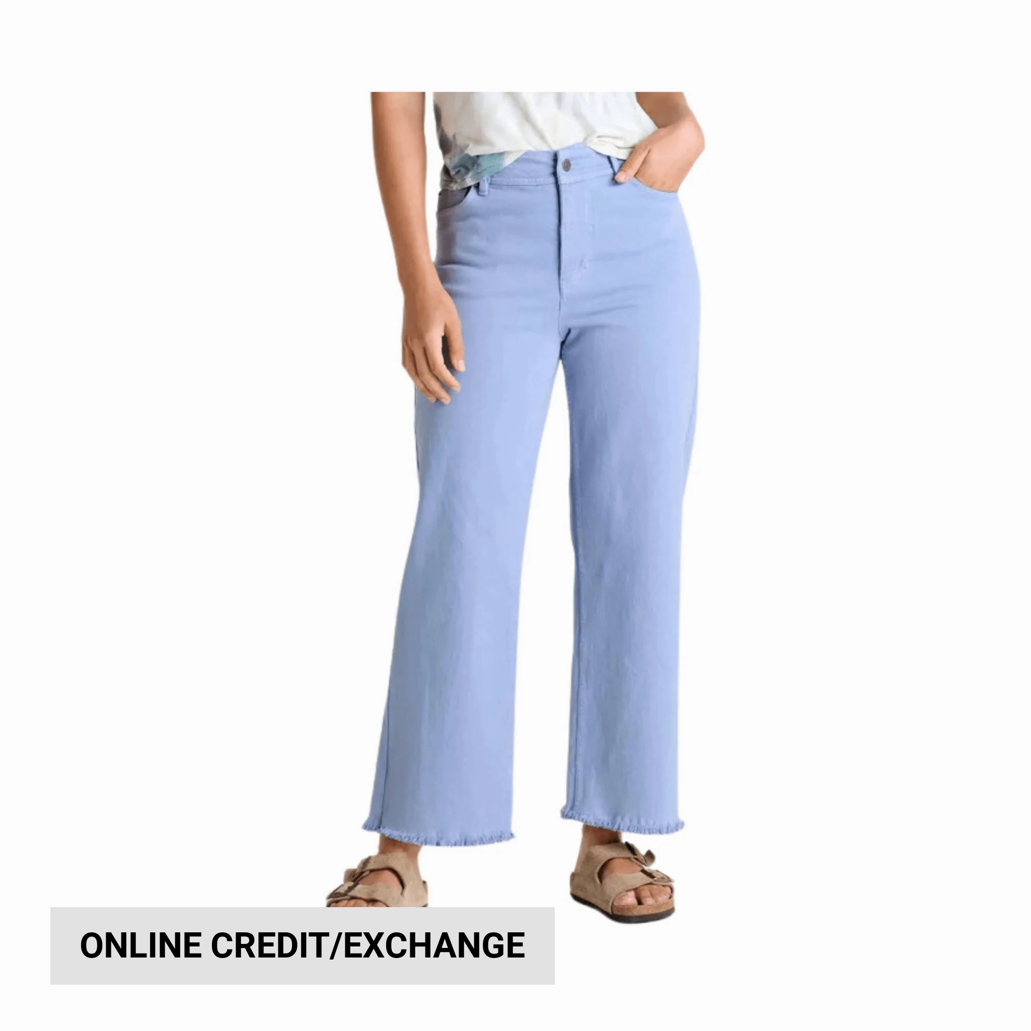 ThermalInsulation Toad & Co Women's Balsam Seeded Cutoff Pant - Weathered Blue