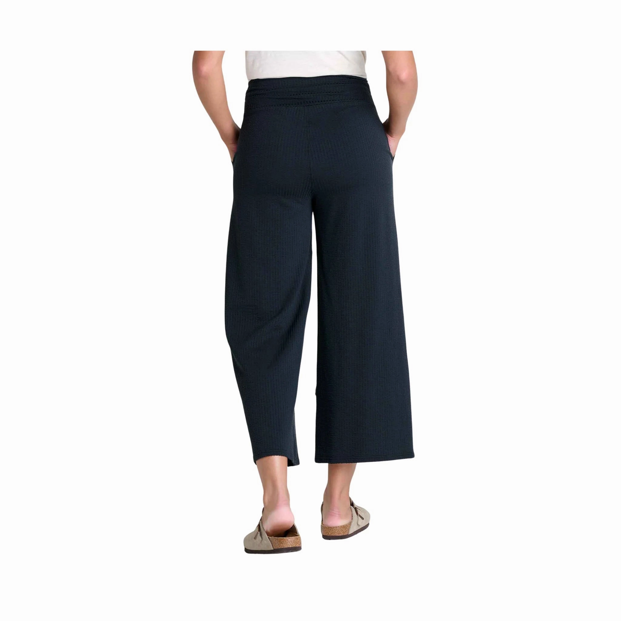 Minimal Cut RipstopFabric Toad & Co Women's Chaka Pull On Pant - Black Texture