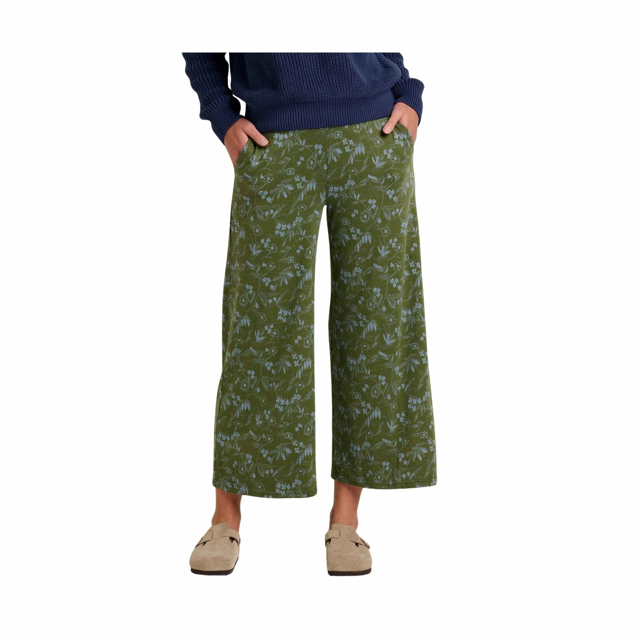 Work Ready Toad & Co Women's Chaka Pull On Pant - Chive Sketch Print