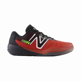 Boosted comfort Stable Run New Balance Men's Fuel Cell 996v5 Tennis Shoes - Black/Red