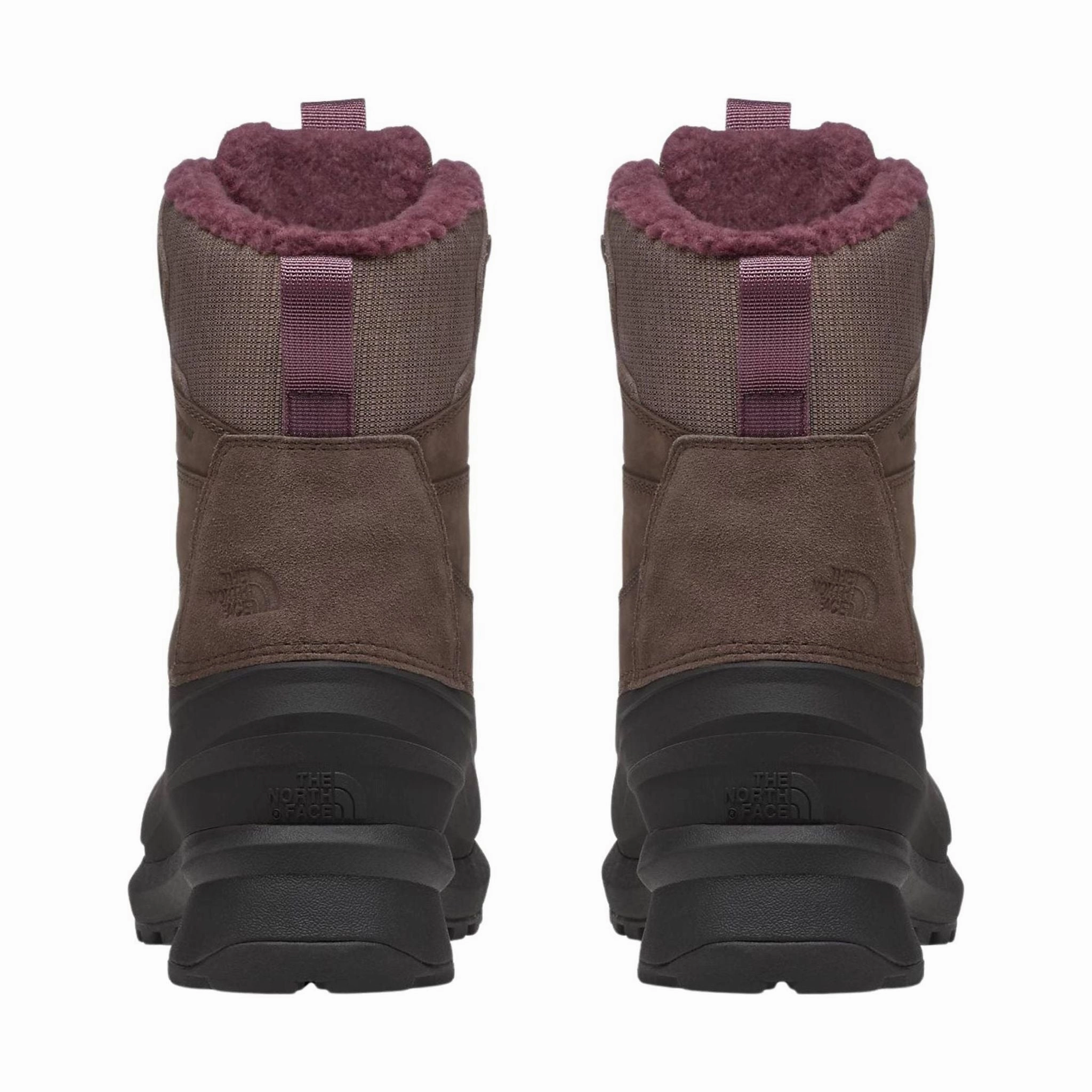 The North Face Women's Chilkat V 400 Waterproof Winter Boots - Deep Taupe/TNF Black Secure Step