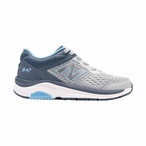 Multi directional traction Action Ready New Balance Women's 847v4 Walking Shoes - Light Aluminum