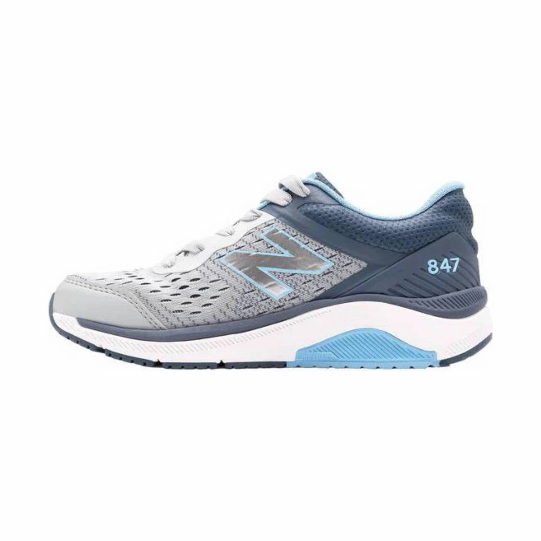 New Balance Women's 847v4 Walking Shoes - Light Aluminum Quick Transition Bounce Back Cushion