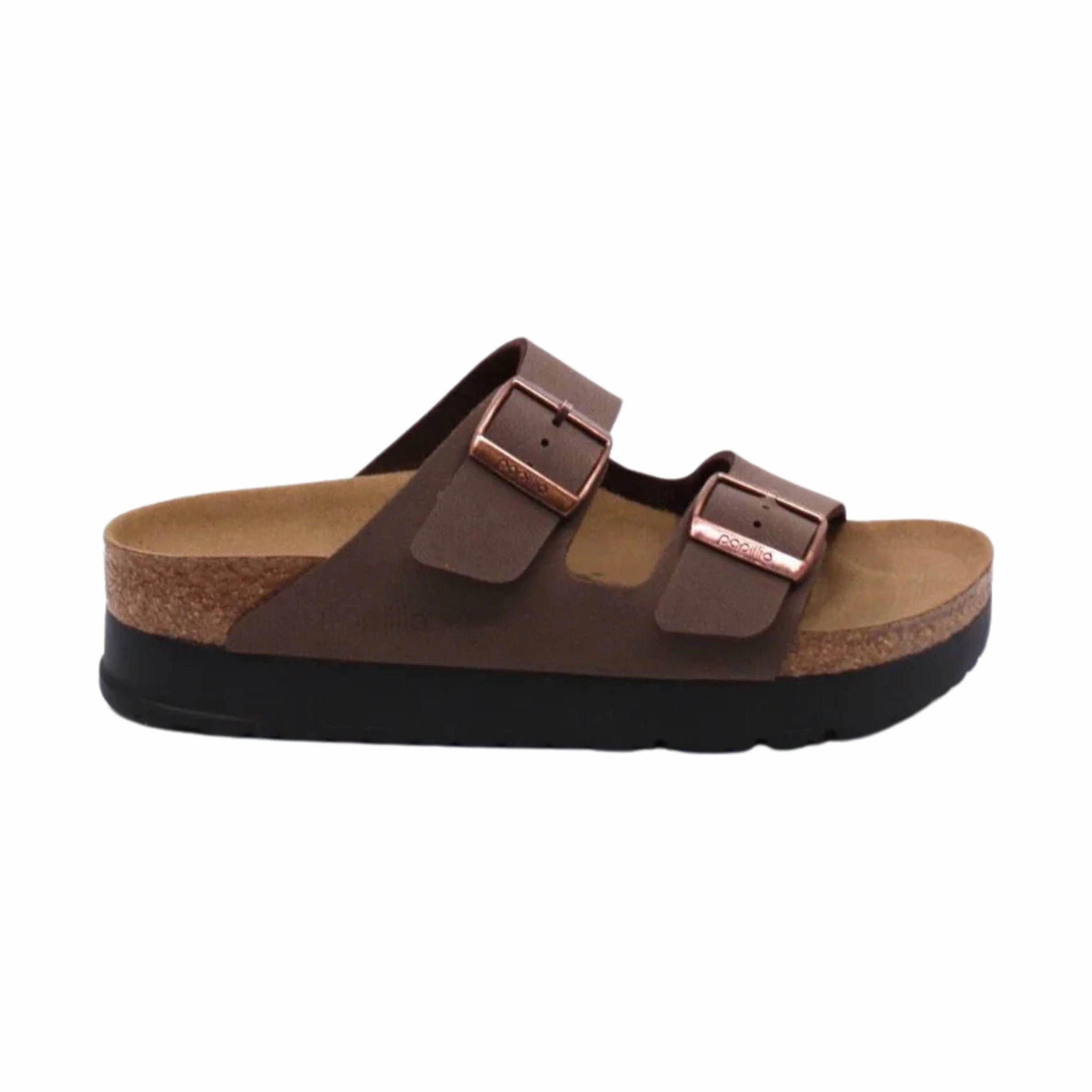 Birkenstock Papillio Arizona Platform Vegan Sandal - Mocha Minimalist Design
