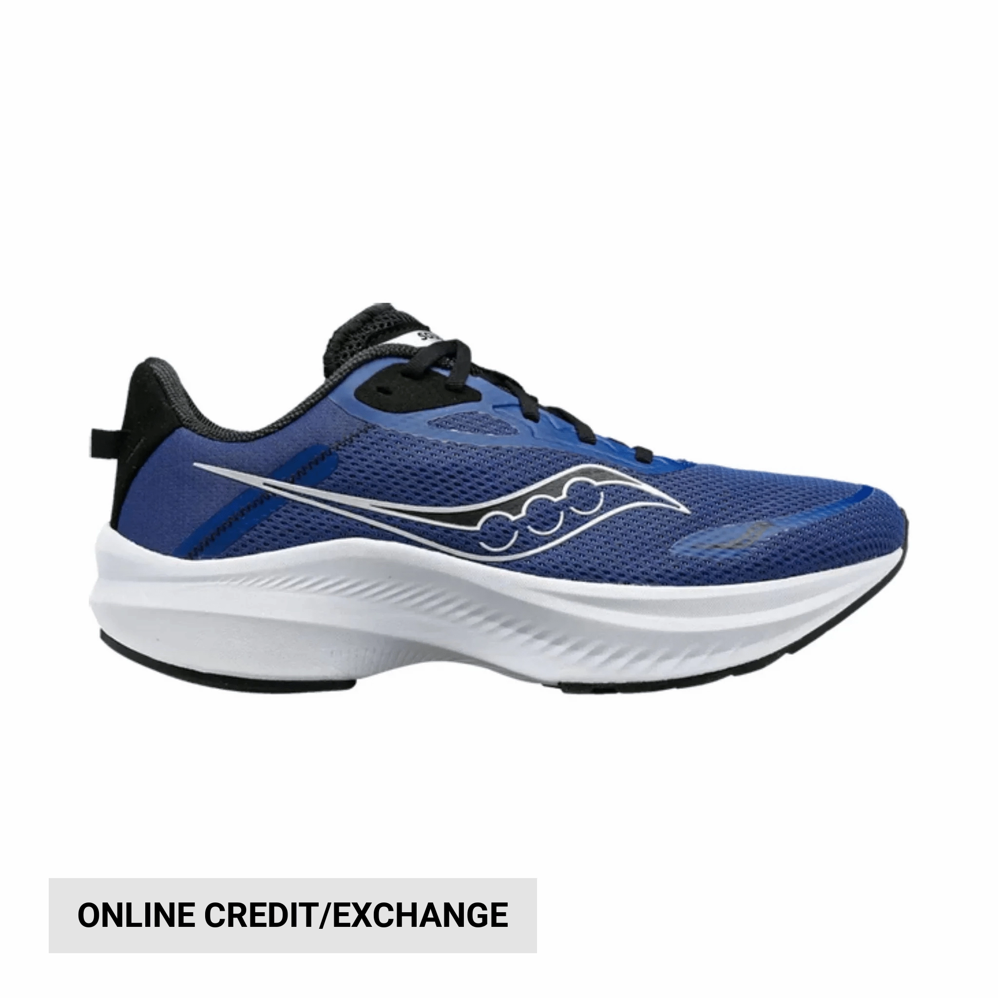 Non Toxic Construction Saucony Men's Axon 3 Running Shoes - Indigo/Black