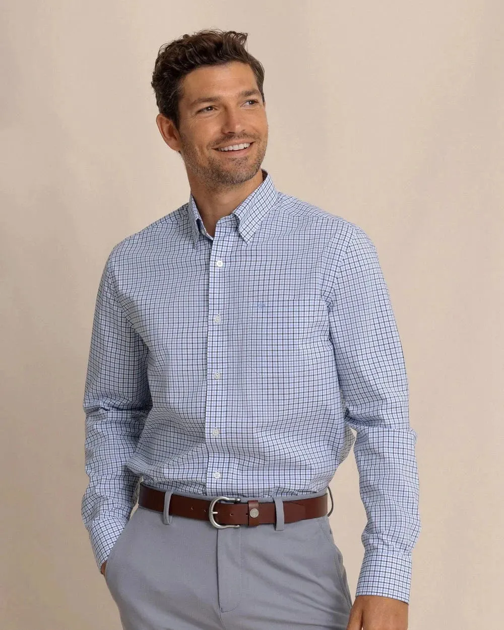 Charleston Summerton Plaid Sport Shirt Light Comfort