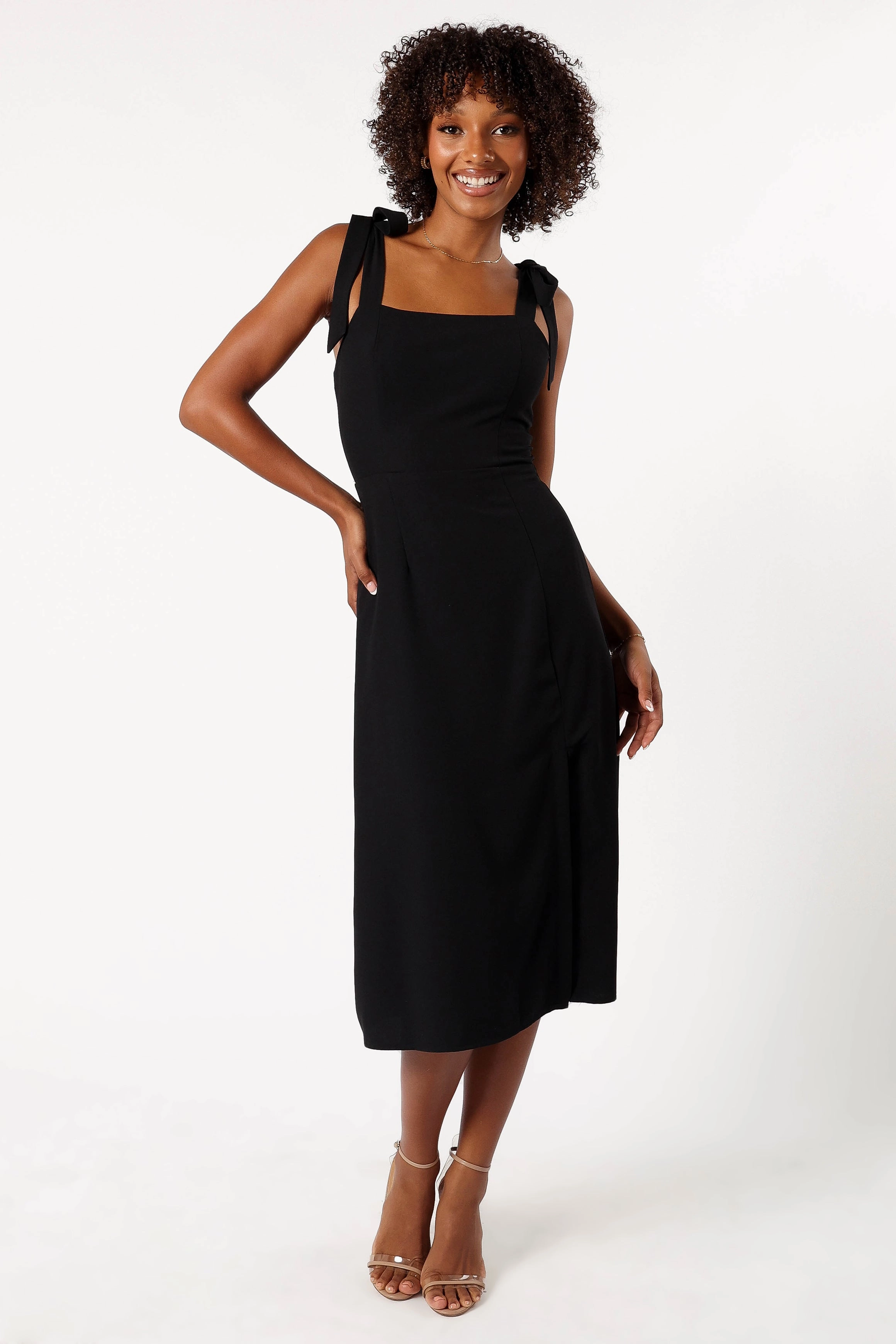 Laurel Dress - Black Youthful Feel Smart Casual