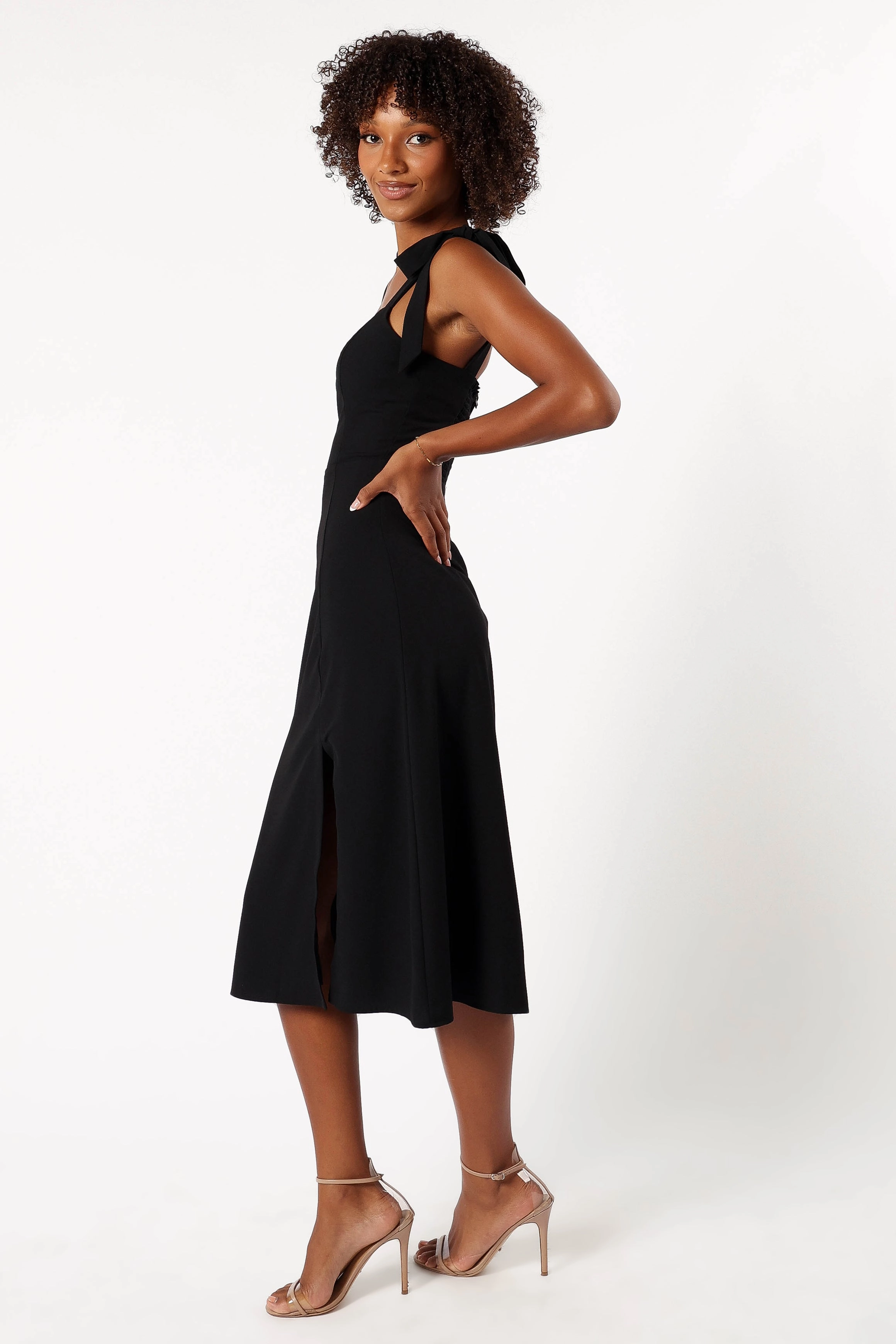 Laurel Dress - Black Modern Waist