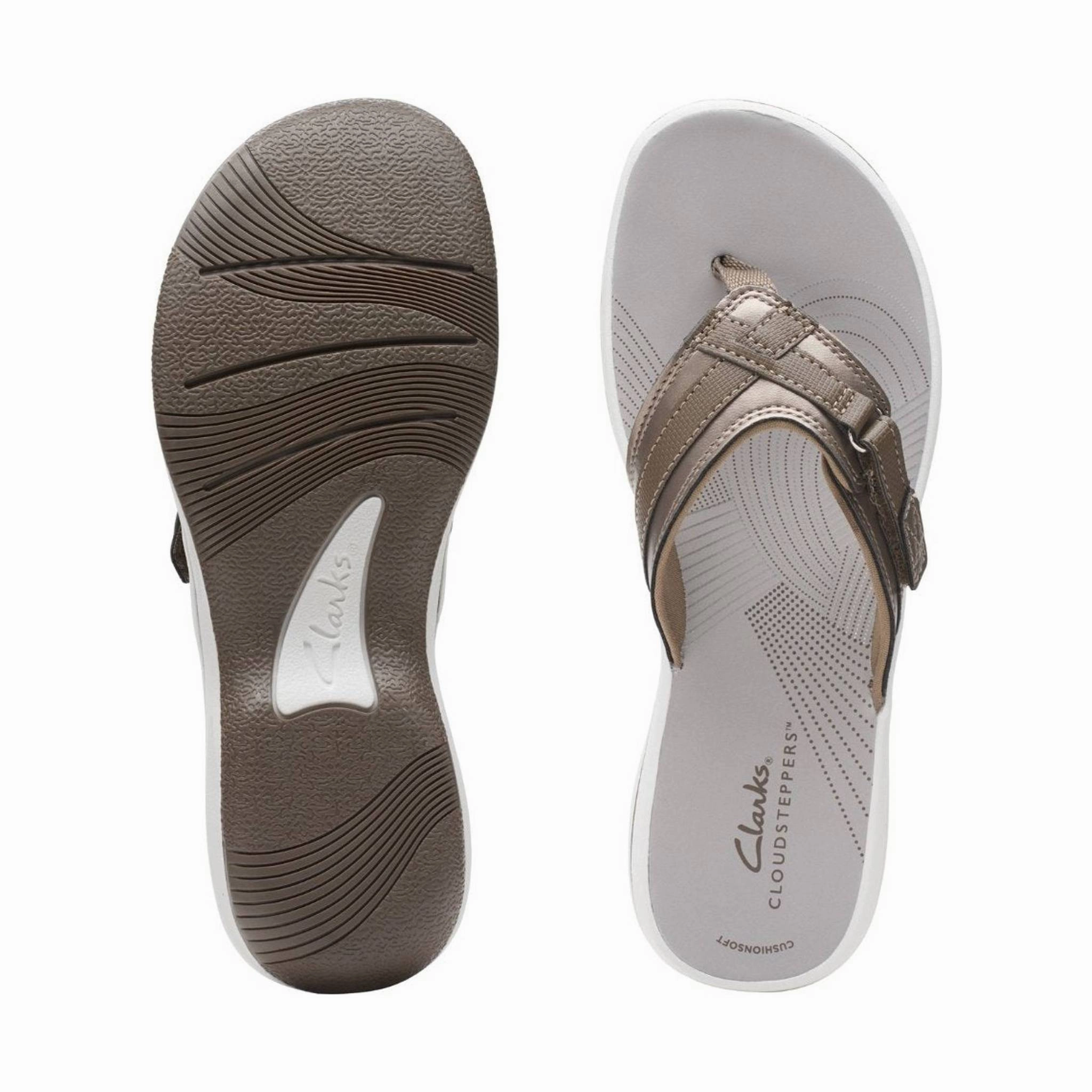 Clarks Women's Breeze Sea - Pewter Sporty