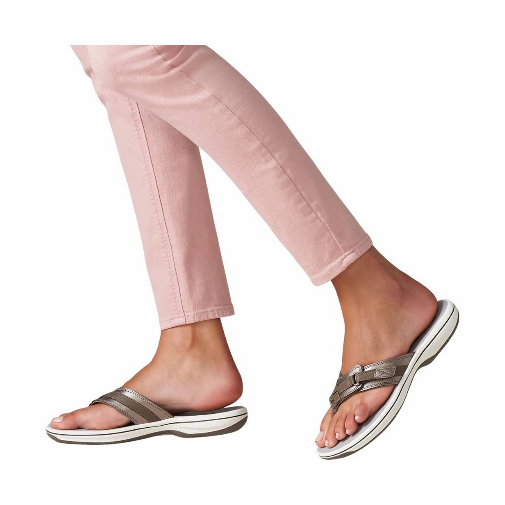 EVA sole Garden Walk Clarks Women's Breeze Sea - Pewter