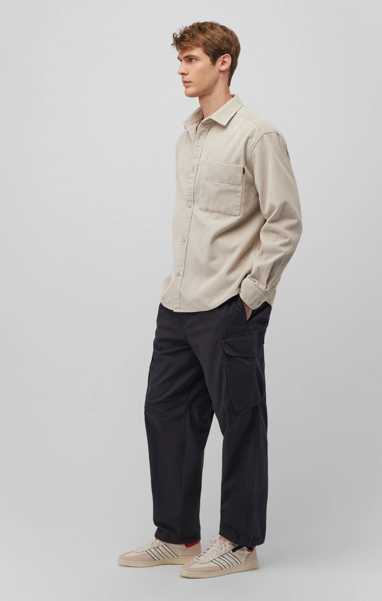 Thermal Insulation Layer DOUBLE POCKET CARGO PANTS IN PHANTOM