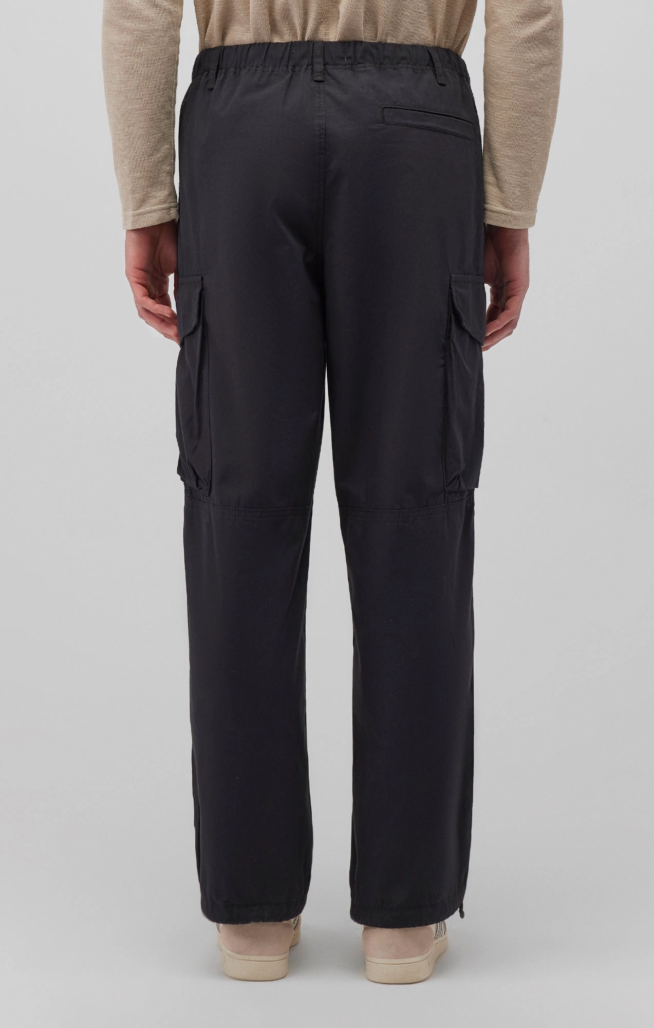 DOUBLE POCKET CARGO PANTS IN PHANTOM Everyday Comfort Wear Non Irritating Seams