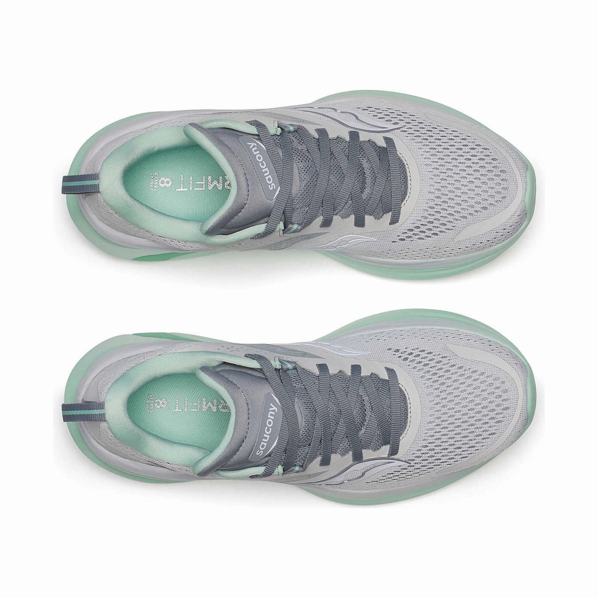 Simple Aesthetic Saucony Women's Omni 22 Running Shoes - Fog/Jade