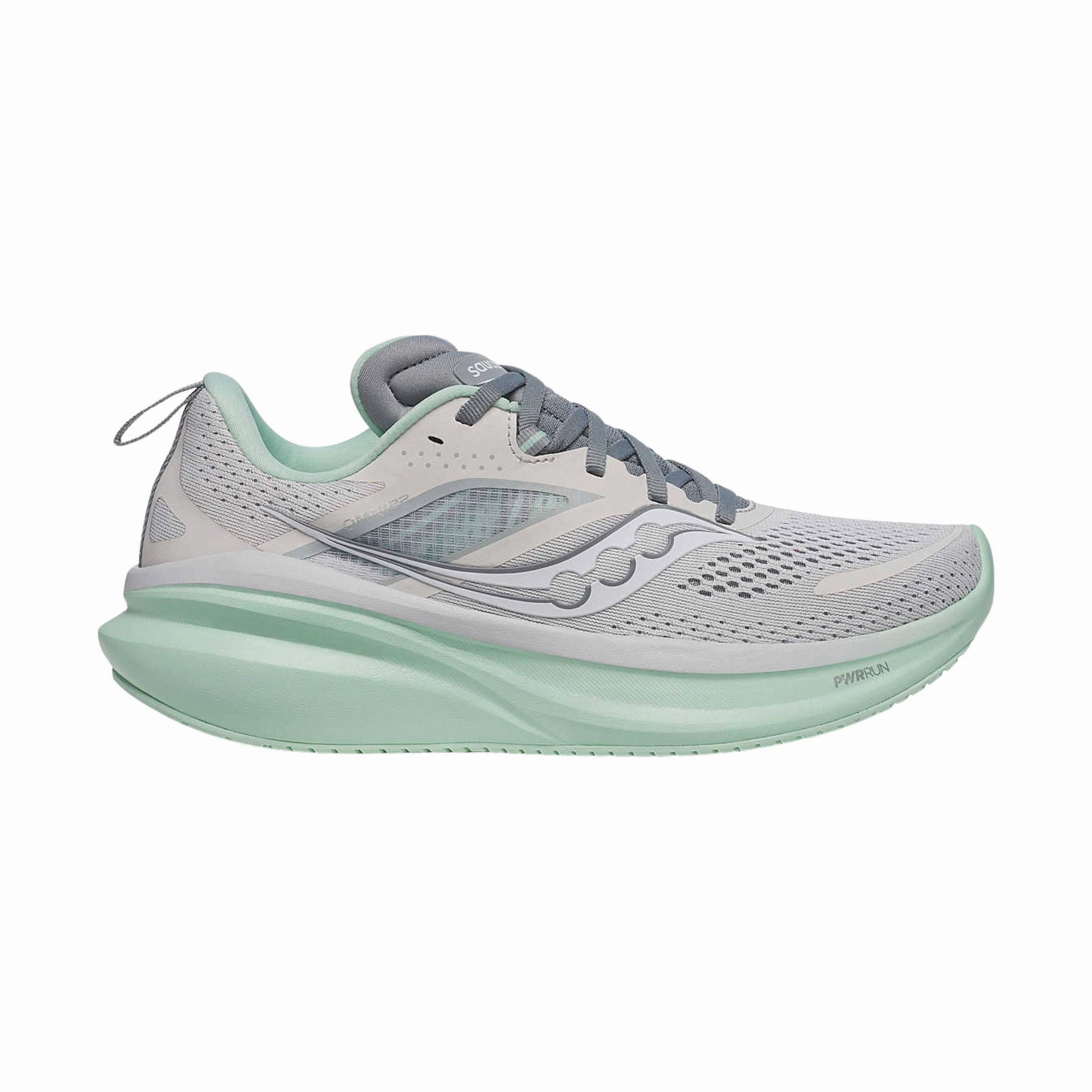 Neutral Base Compact Comfort Saucony Women's Omni 22 Running Shoes - Fog/Jade