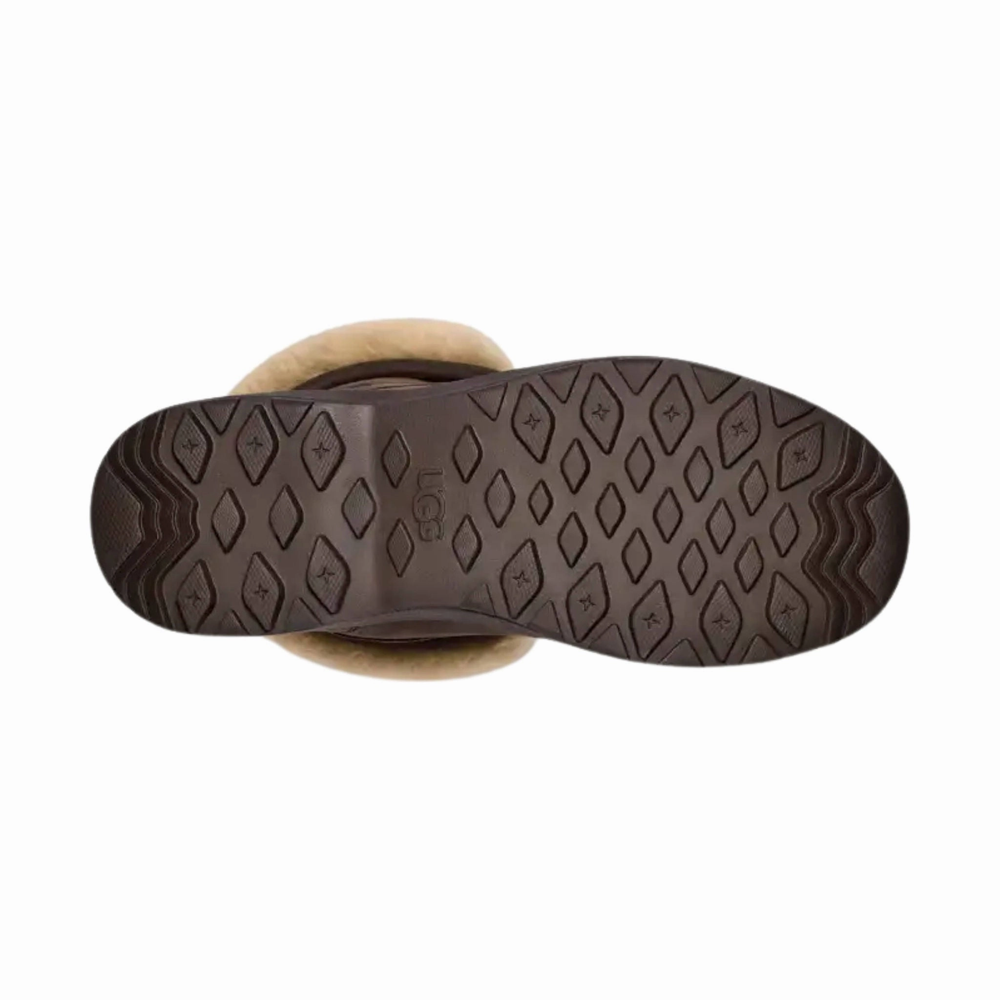 Slip Resistant Sole UGG Women's Adirondack III Distressed Winter Boots - Burnt Cedar