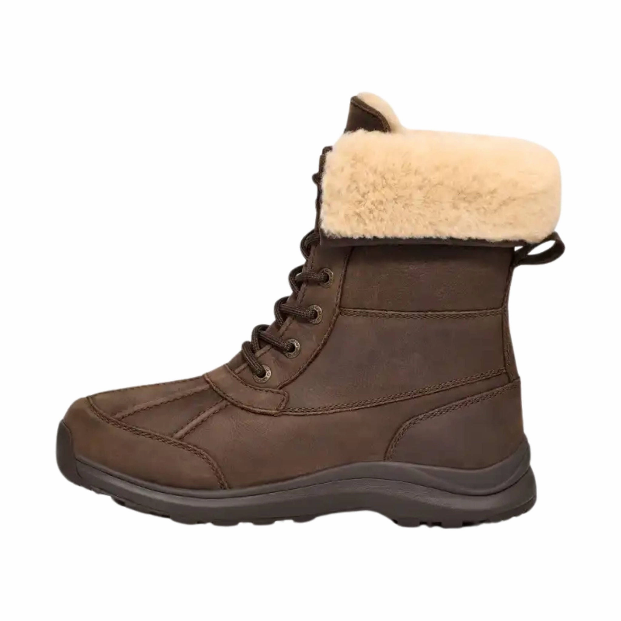 UGG Women's Adirondack III Distressed Winter Boots - Burnt Cedar Flexible Shaft Lightweight Sole