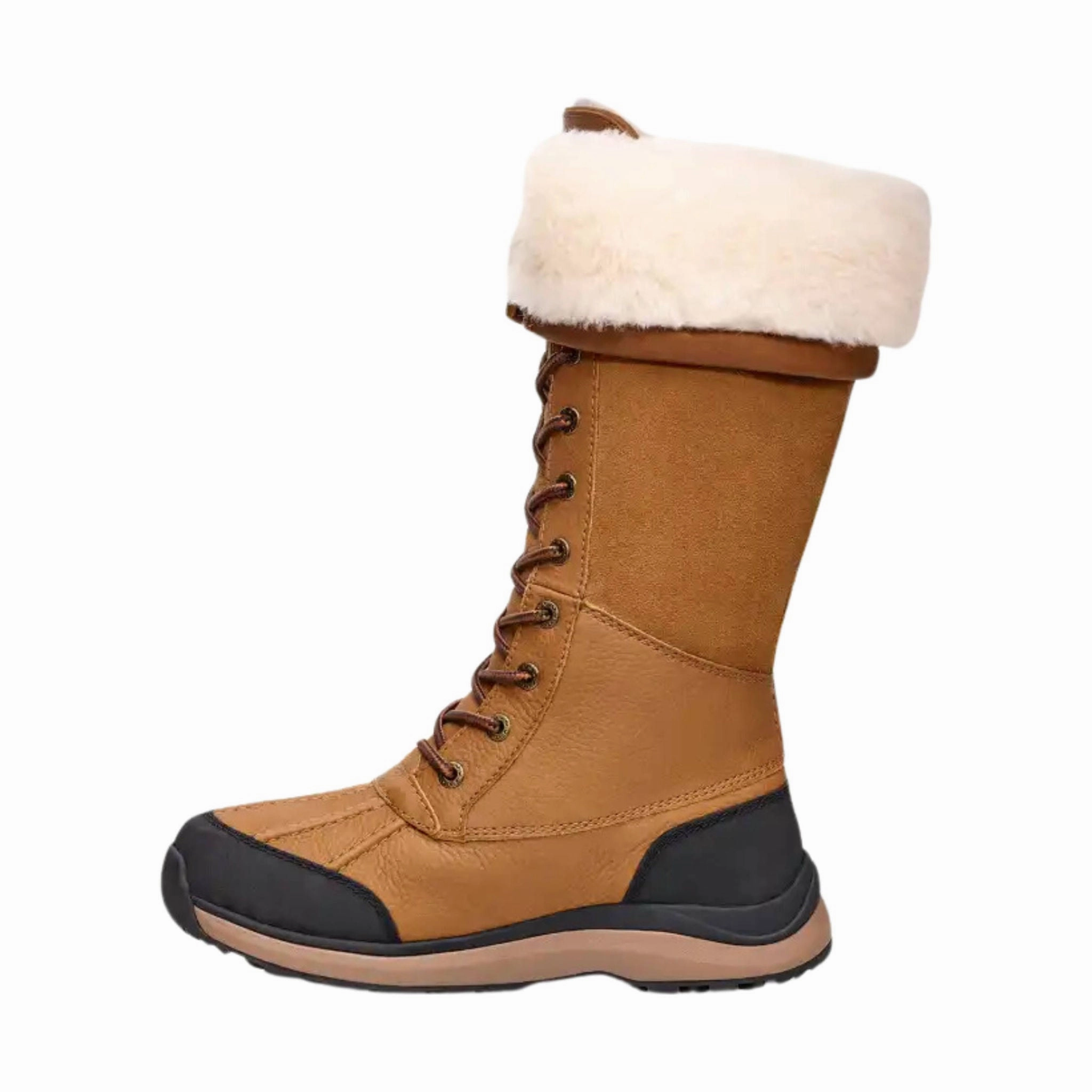 UGG Women's Adirondack III Tall Winter Boots - Chestnut All Weather Windy Weather