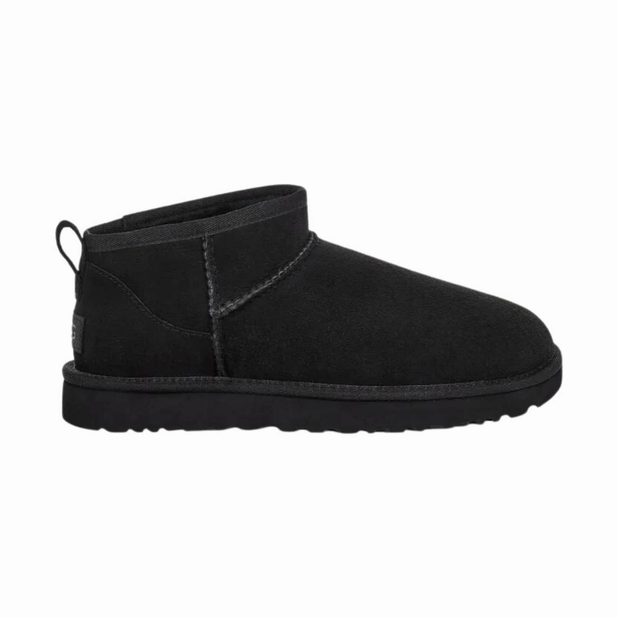 Art Soul Clean Cut UGG Women's Classic Ultra Mini - Black