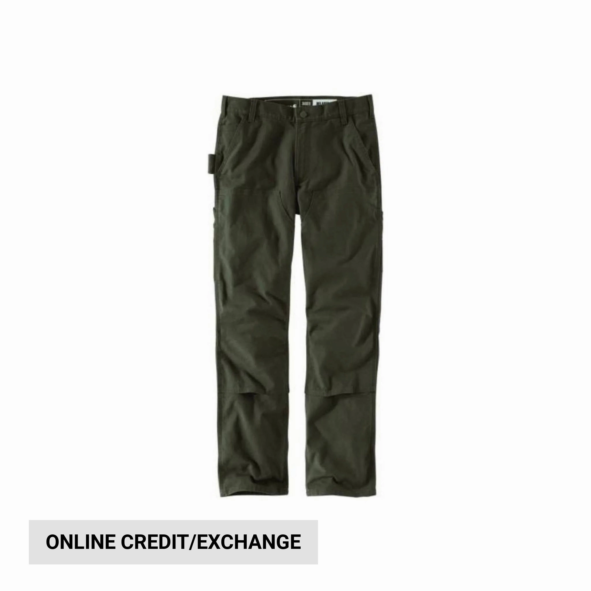 Ripstop Texture Carhartt Men's Rugged Flex? Relaxed Fit Double Front Pant - Tarmac