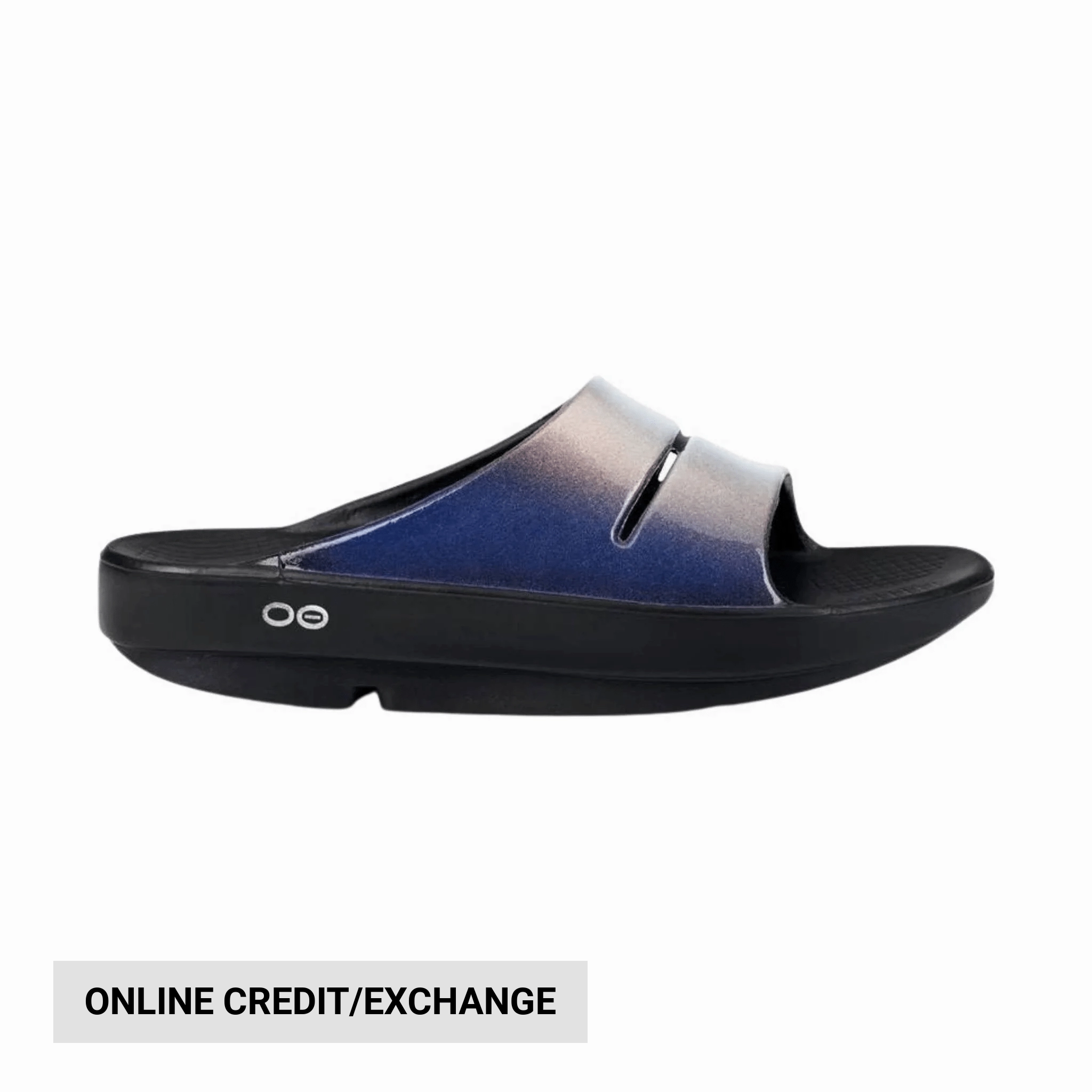 Bacteria Inhibiting Treatment Orthopedic Design OOfos Women's OOahh Luxe Slide - Calypso