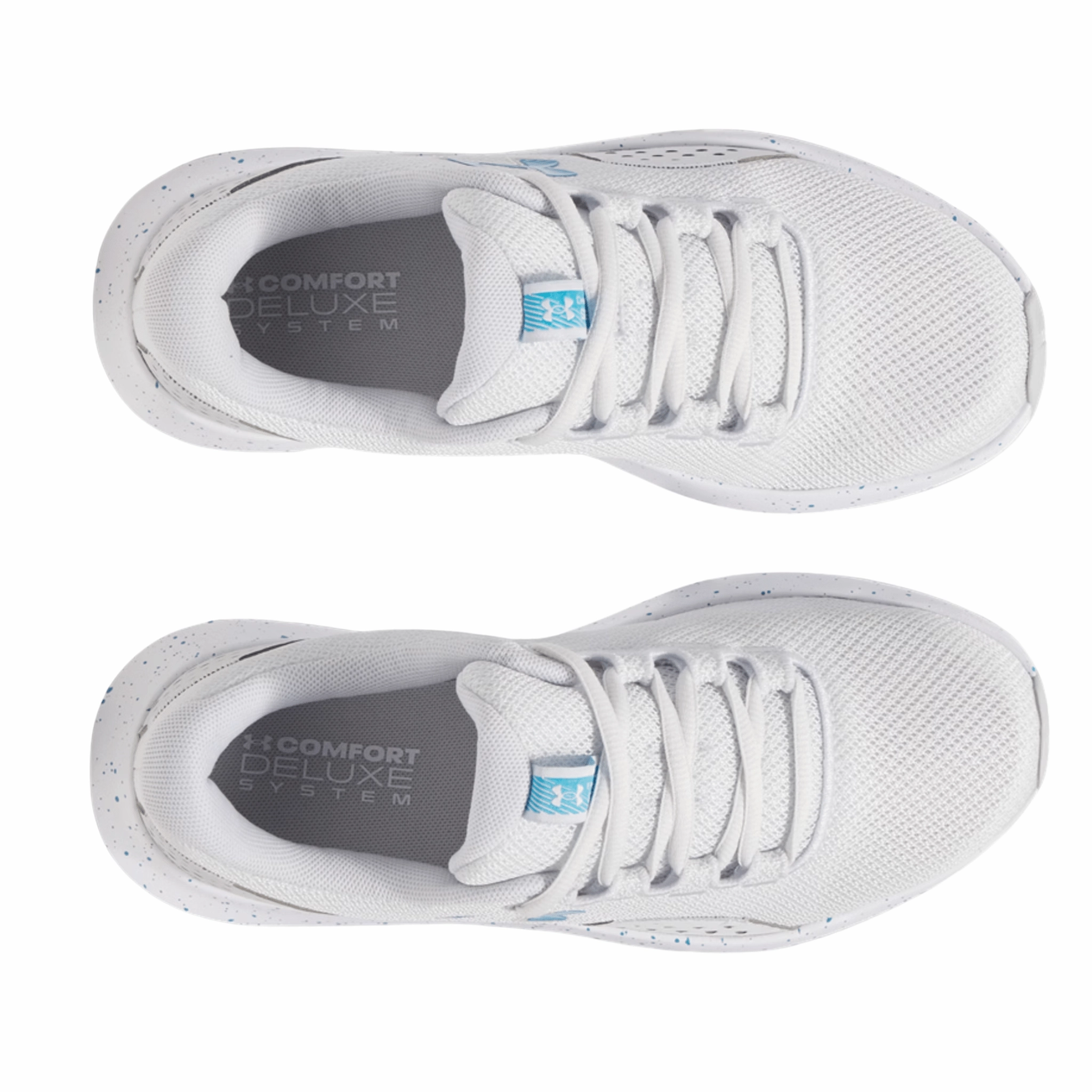 Elevated Sole All-day arch Under Armour Women's Surge 4 Running Shoes - Distant Gray/Halo Gray/Ether Blue