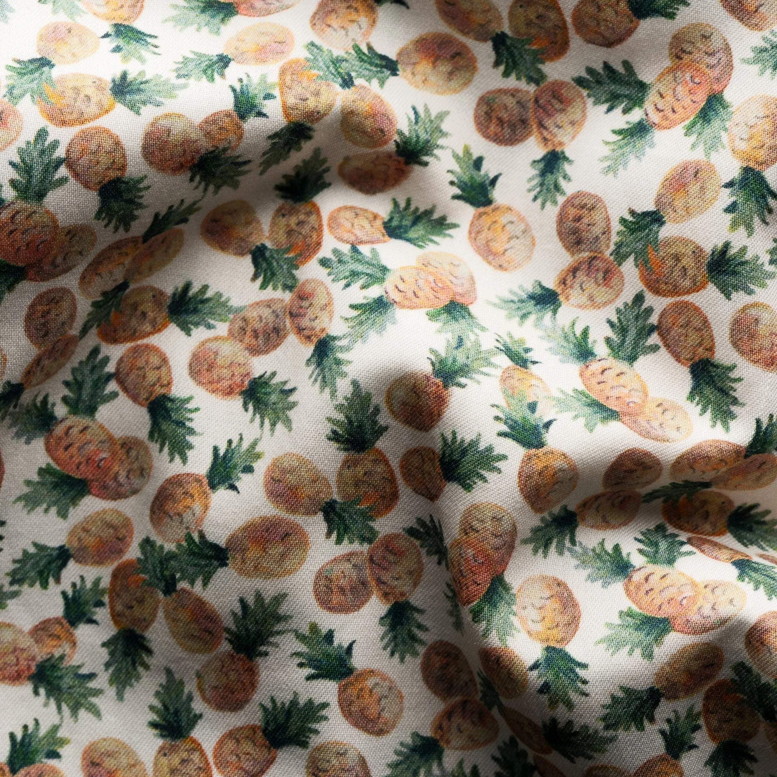 Bold Statement Slim Fit Pineapple Print Dress Shirt