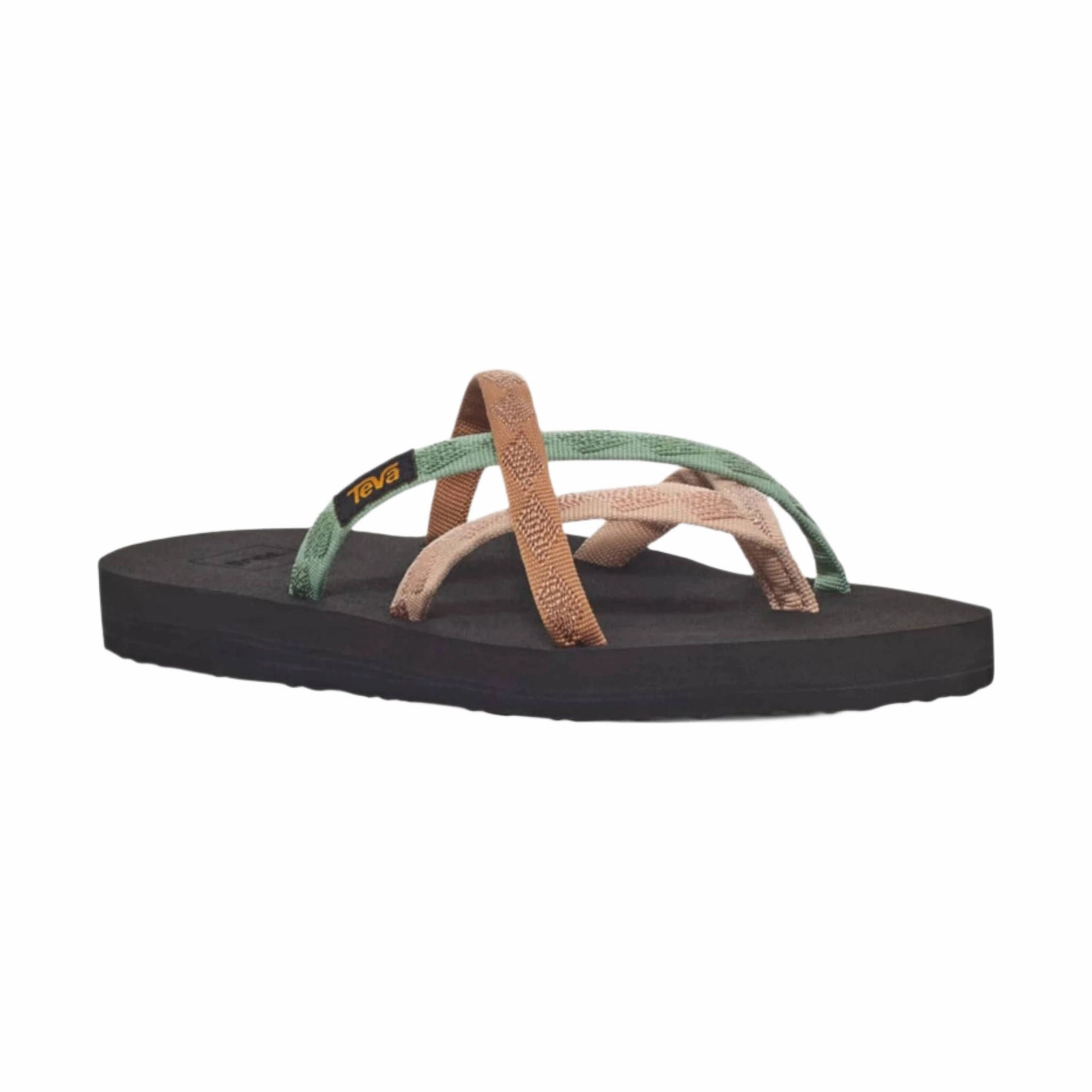 Breathable Walking Shoes Beach Sandals for Men Teva Women's Olowahu Sandal - Mixed B Maple Sugar Multi