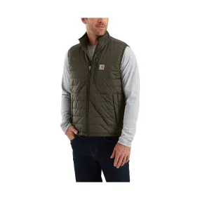 Carhartt Men's Rain Defender Relaxed Fit Lightweight Insulated Vest - Moss Modular Layering
