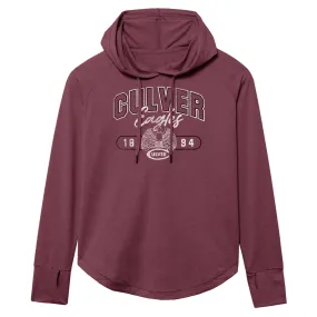 Womens Eagle Swerve Hood - Hawthorn Rose AntiPilling Minimalist fashion