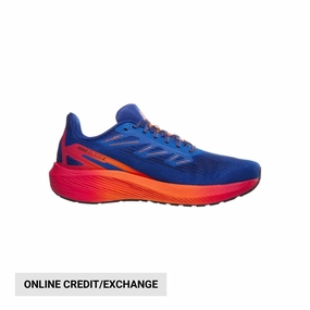 Steady walk Sporty Touch Salomon Men's Aero Blaze 2 Running Shoes - Dragon Fire/Vivacious/Surf The Web