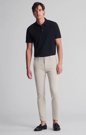 MILTON SLIM STRAIGHT CHINO IN VANILLA LUXE TWILL Flexible Use Non Irritating
