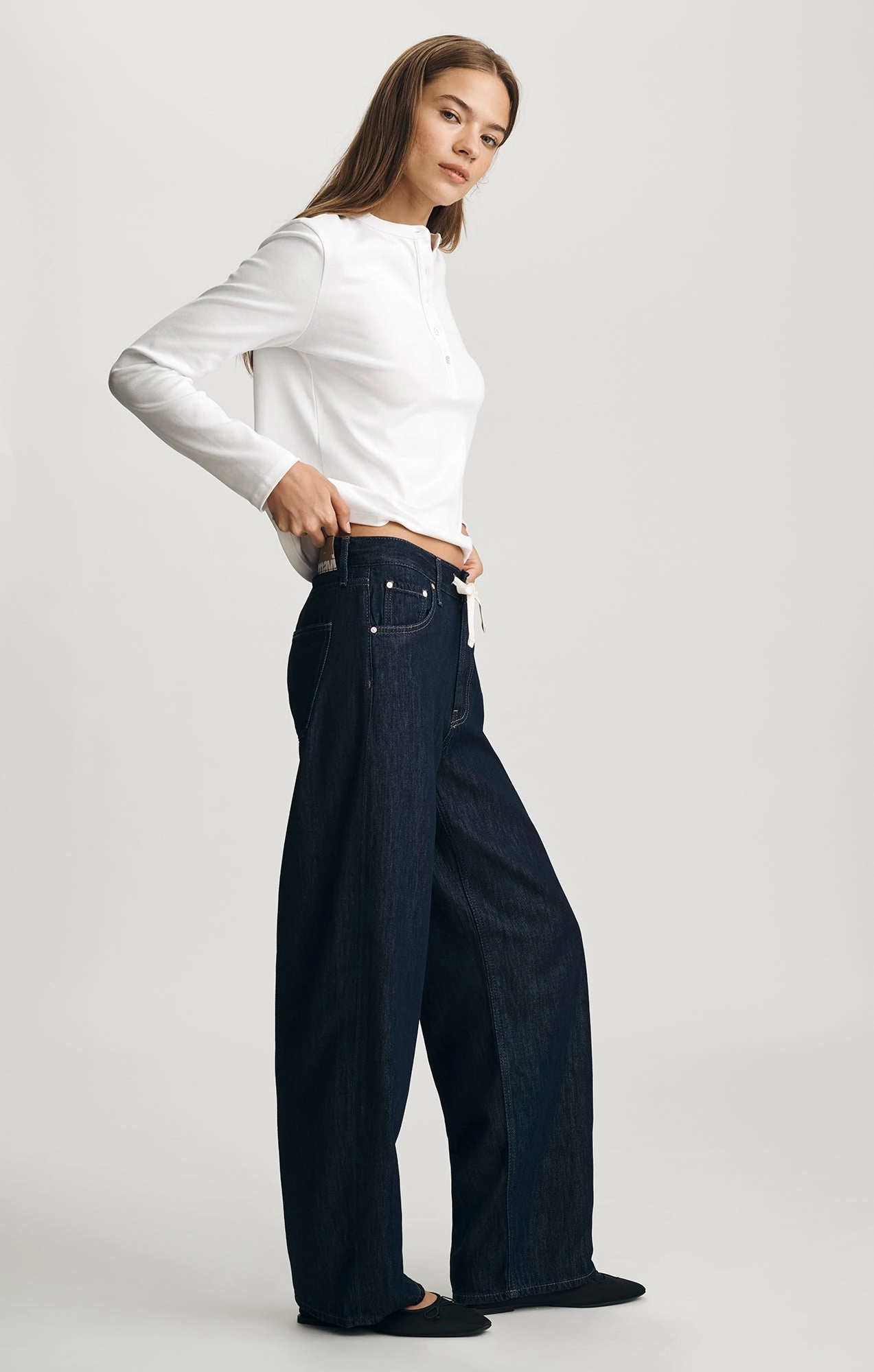 NELLA WIDE LEG IN RINSE WELL BLUE Shopping Day Slim