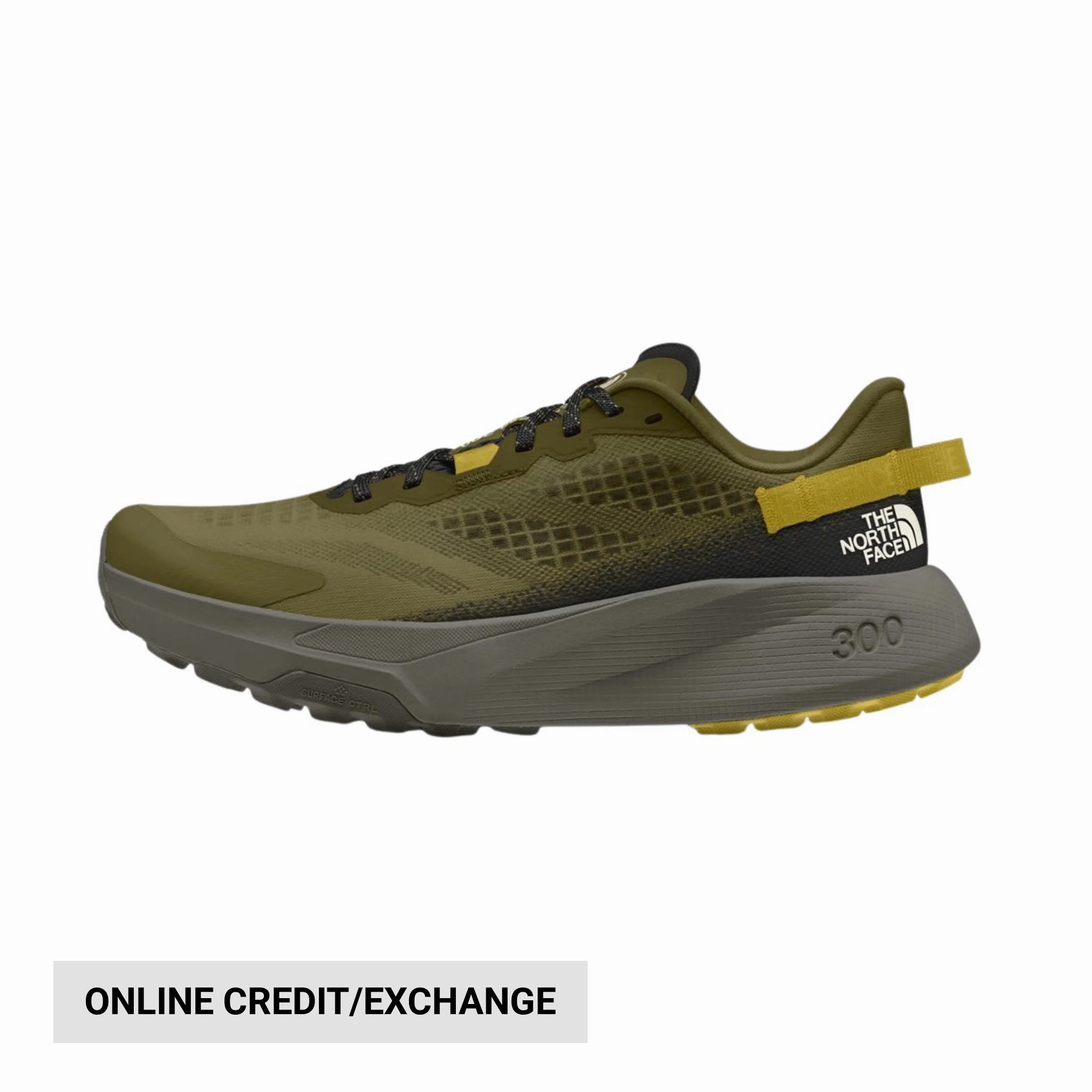 Trendy Look The North Face Men's Altamesa 300 Trail Running Shoes - Forest Olive/TNF Black
