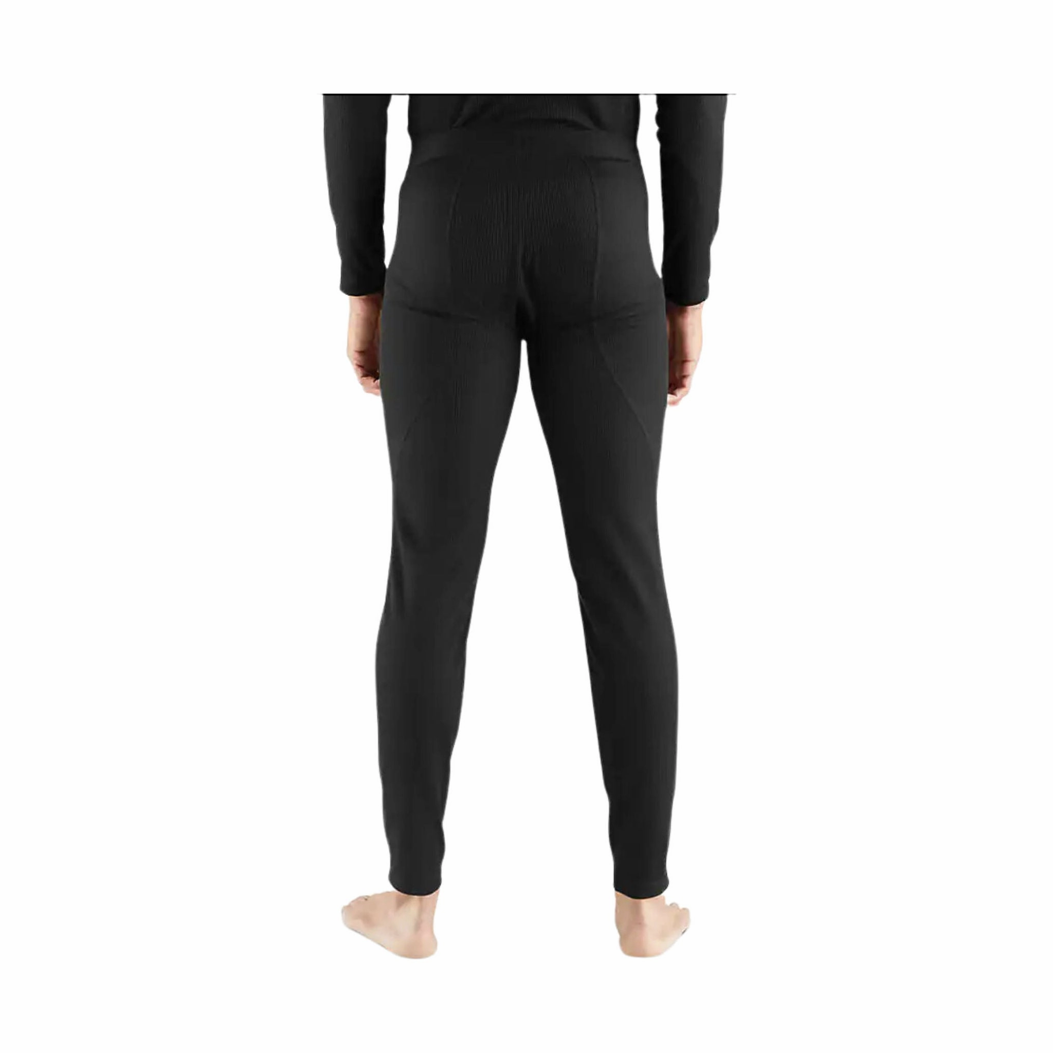 Stretch Material Carhartt Men's Force Midweight Waffle Base Layer Pant - Black