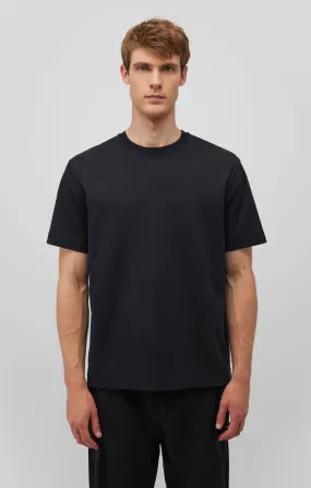 Bold Look SHORT SLEEVE CREW NECK T-SHIRT IN BLACK