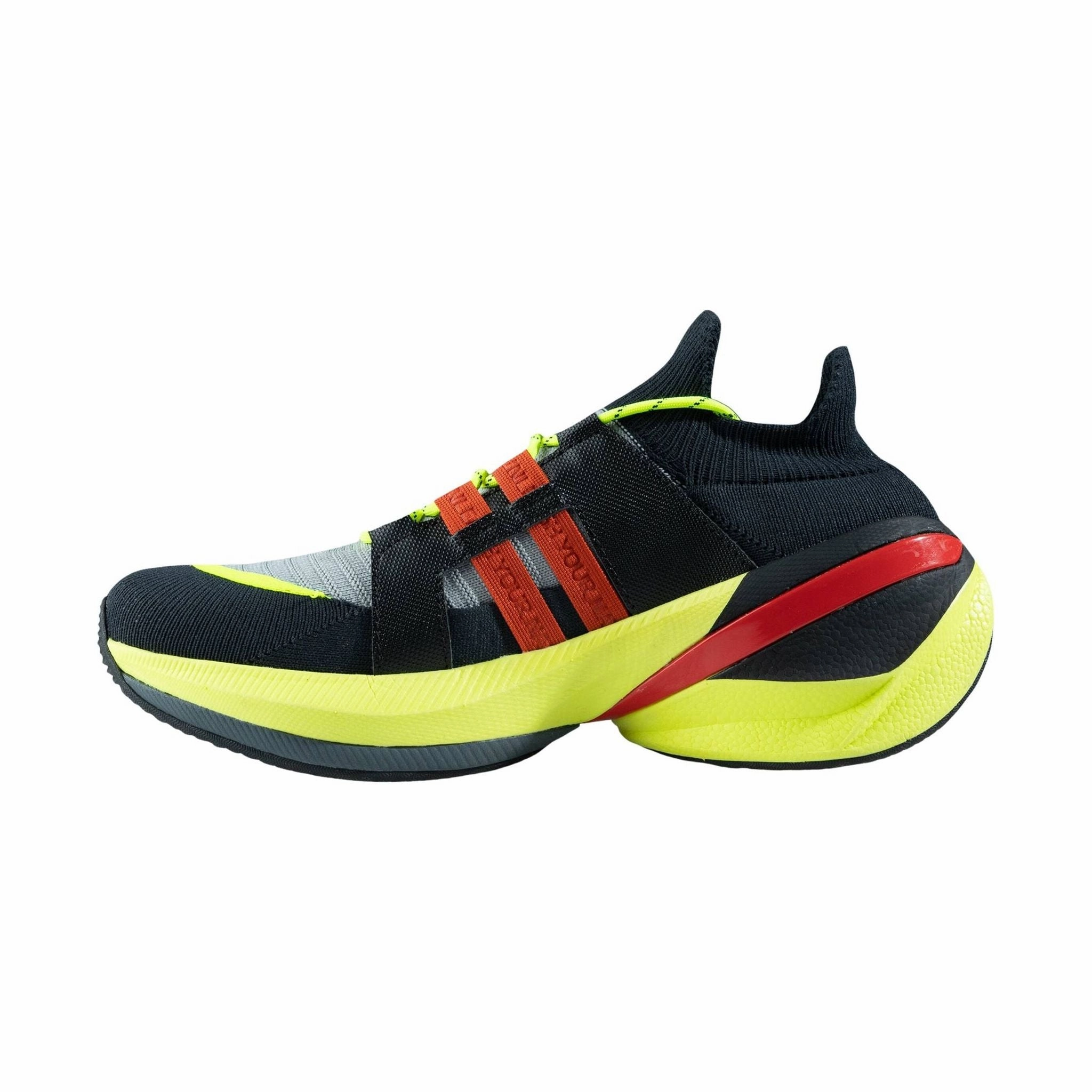 UYN Men's Synapsis Running Shoes - Anthracite/Orange Trail Daily