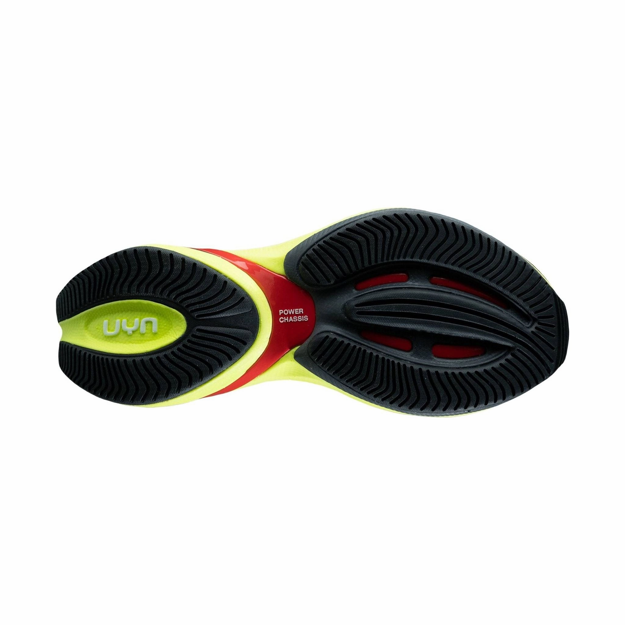 UYN Men's Synapsis Running Shoes - Anthracite/Orange Compact Form