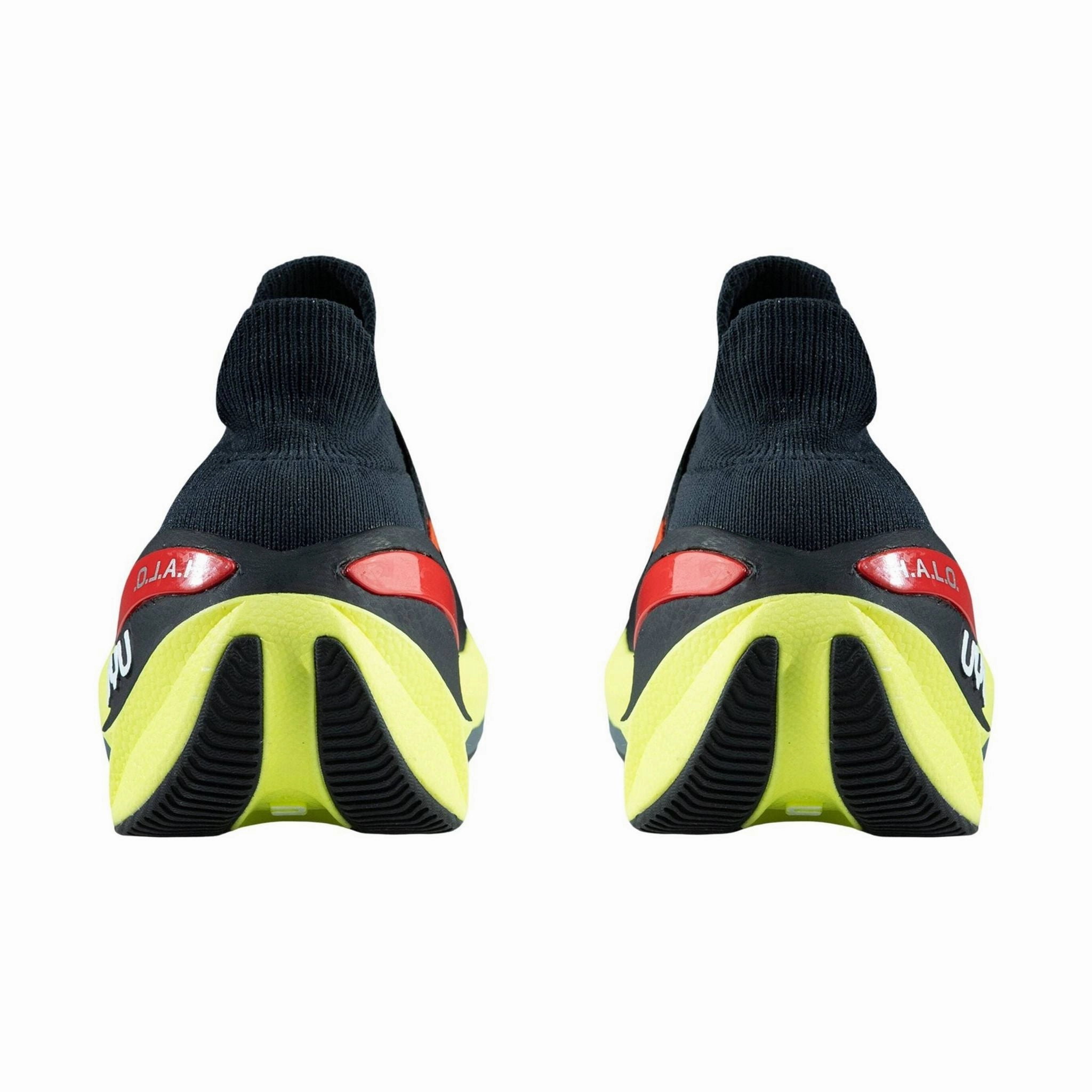 Zip Up Style Athletic Appeal UYN Men's Synapsis Running Shoes - Anthracite/Orange