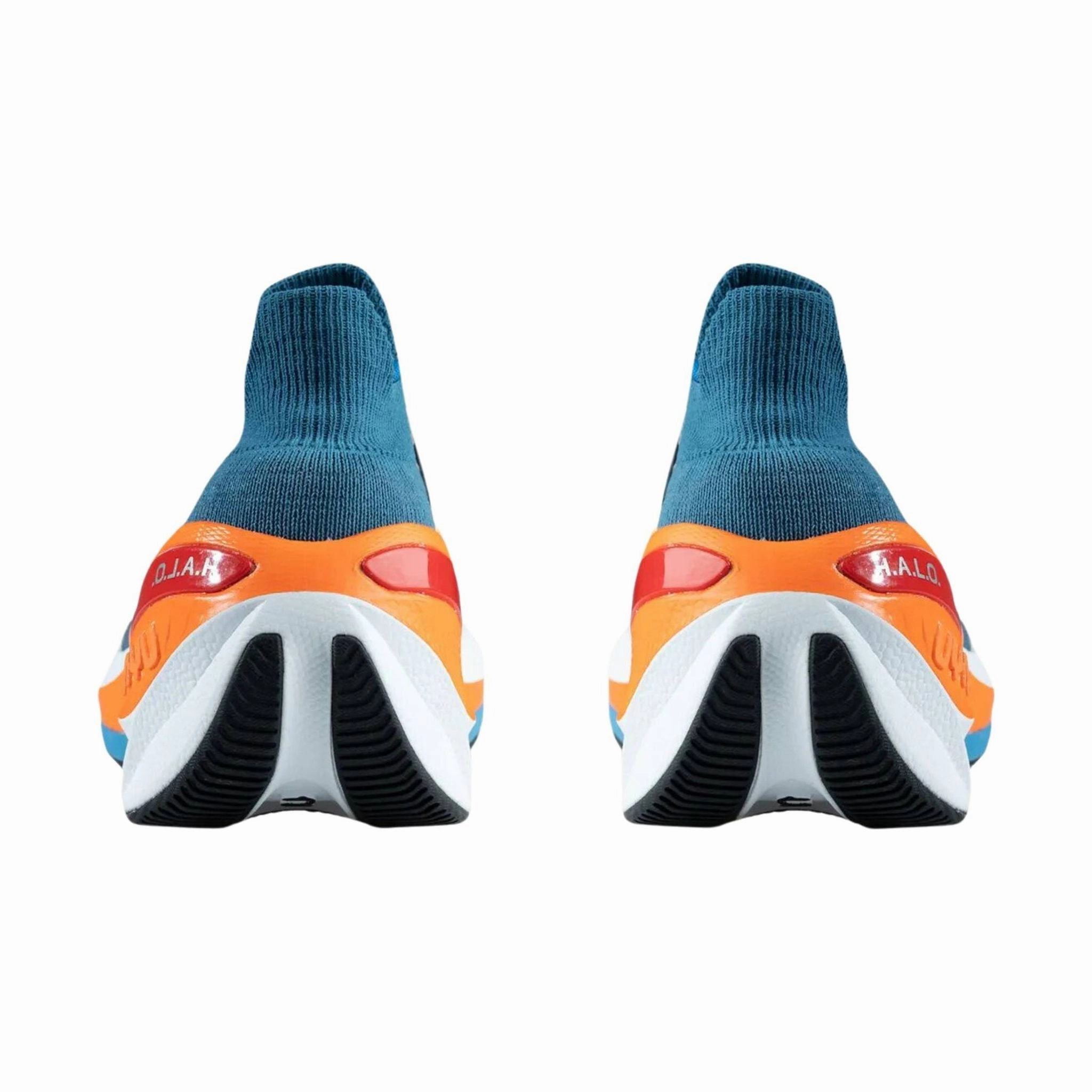 UYN Women's Synapsis Running Shoes - Blue/White/Orange Sleek Build Sport Fashion