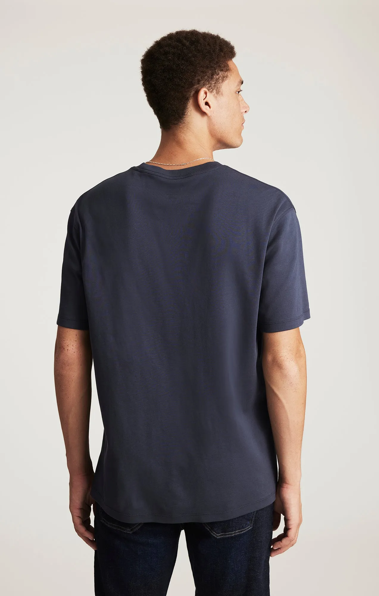 MAVI LOGO T-SHIRT IN PARISIAN NIGHT hypoallergenic material Trendy Piece