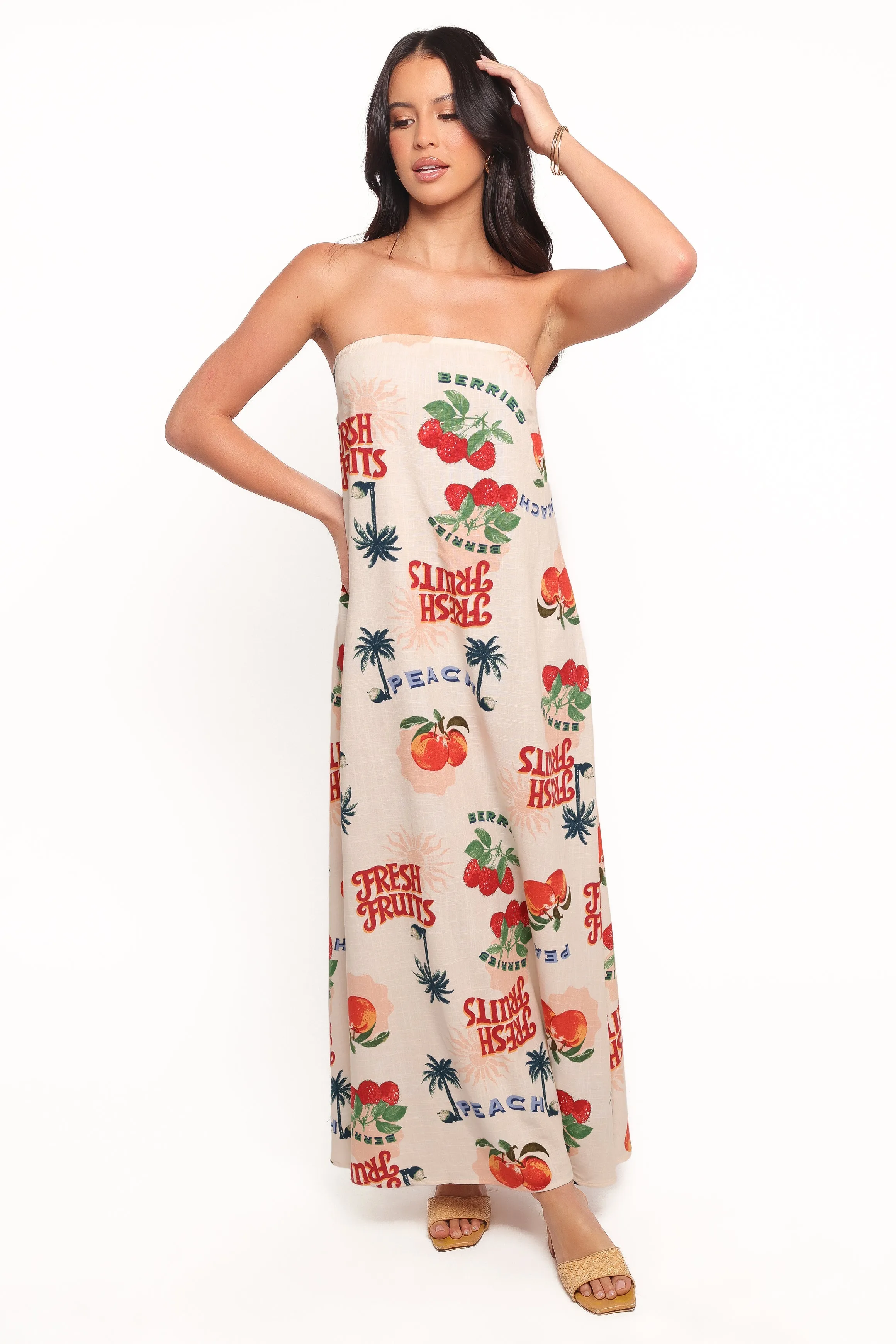 Valencia Maxi Dress - Tutti Fruiti Bow Soft