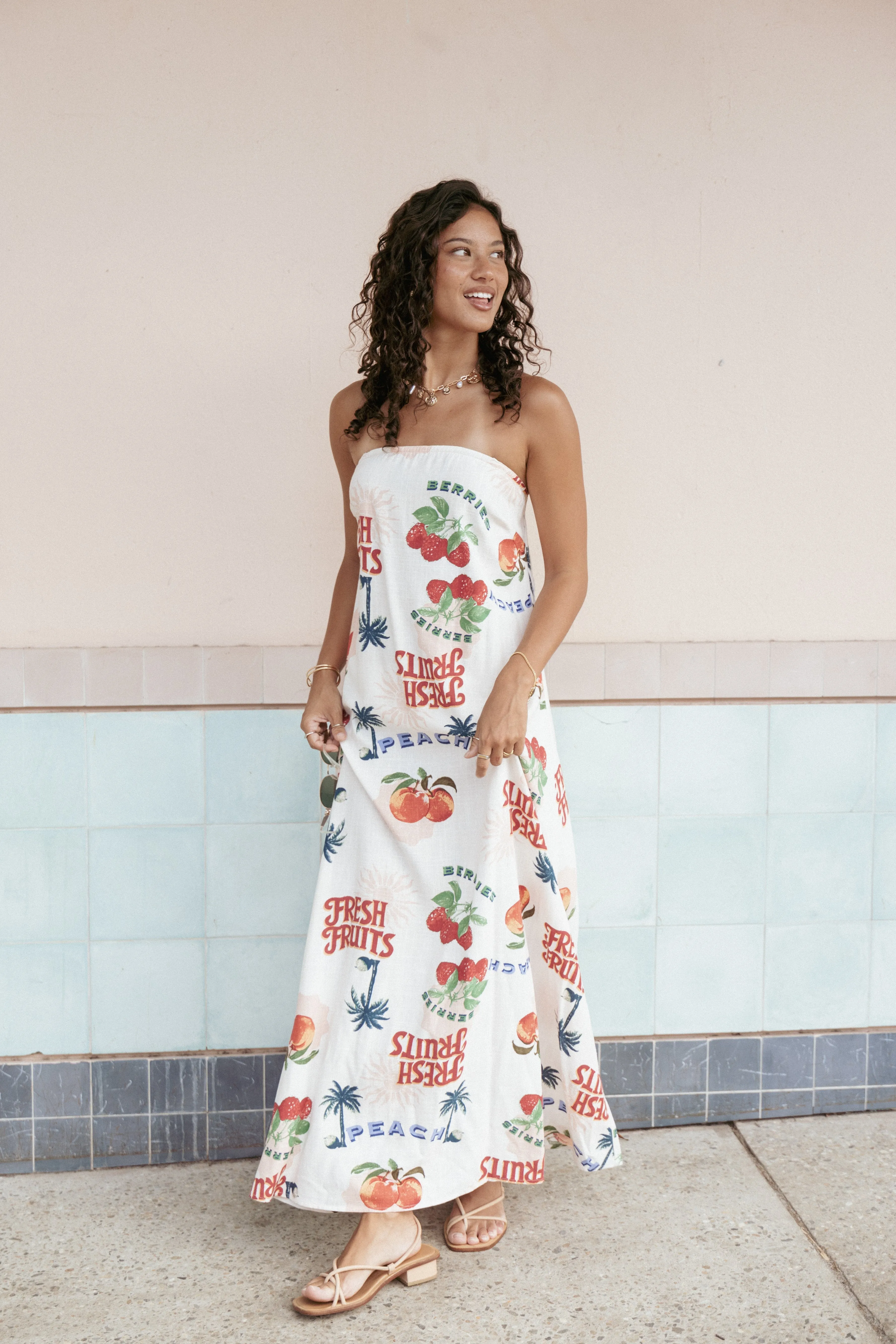 Soft Shine All Moments Valencia Maxi Dress - Tutti Fruiti