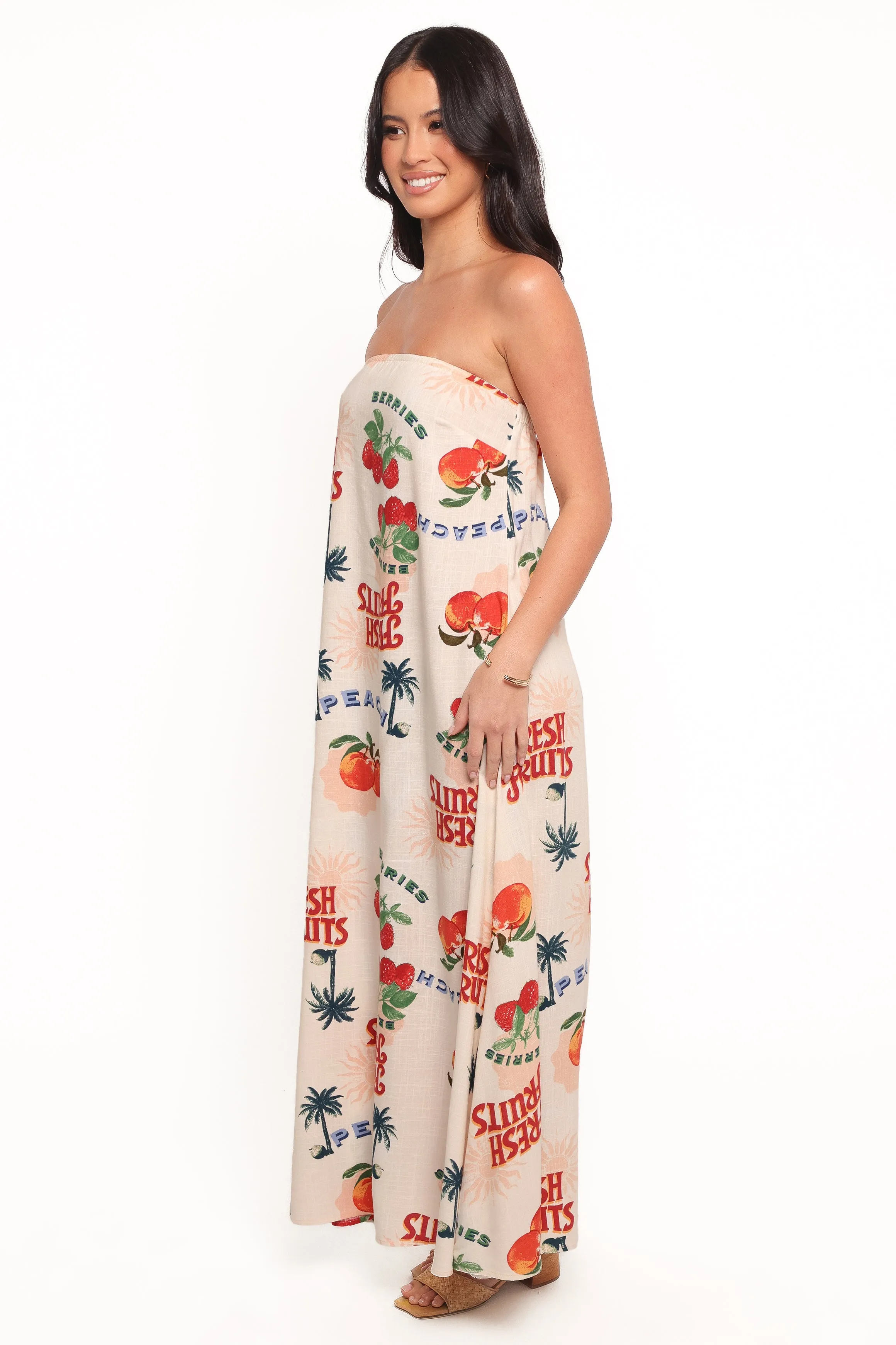 Fashion Essential Sleek and Sleek Valencia Maxi Dress - Tutti Fruiti