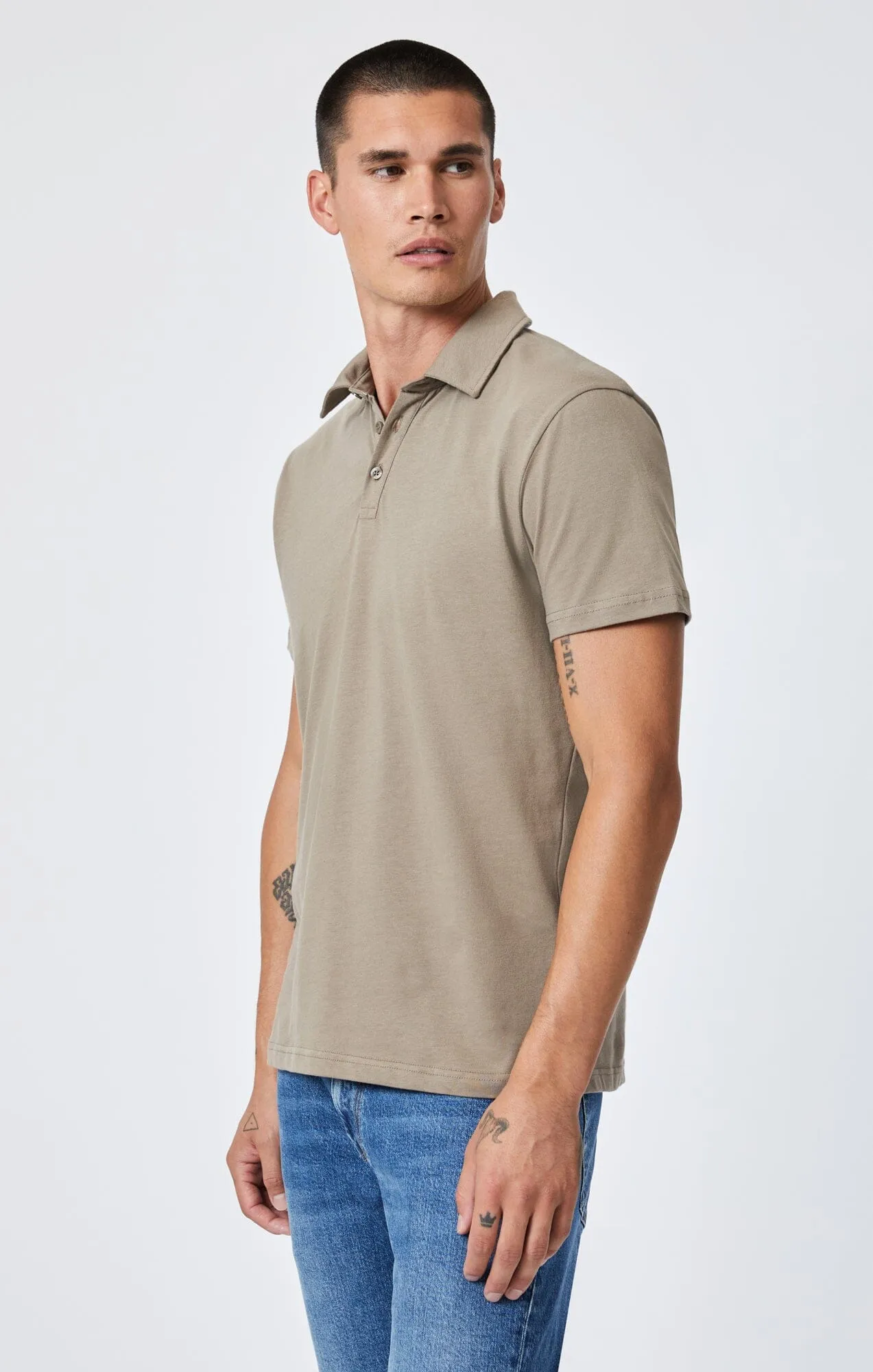 POLO SHIRT IN WALNUT Unisex Design Fashion Comfort