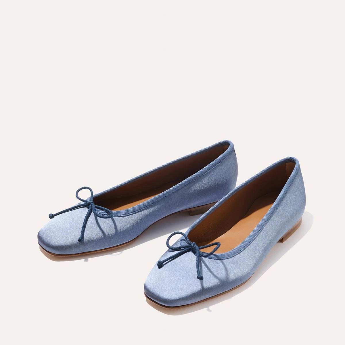 Happy Walk Footwear The Fonteyn - Slate Blue Satin