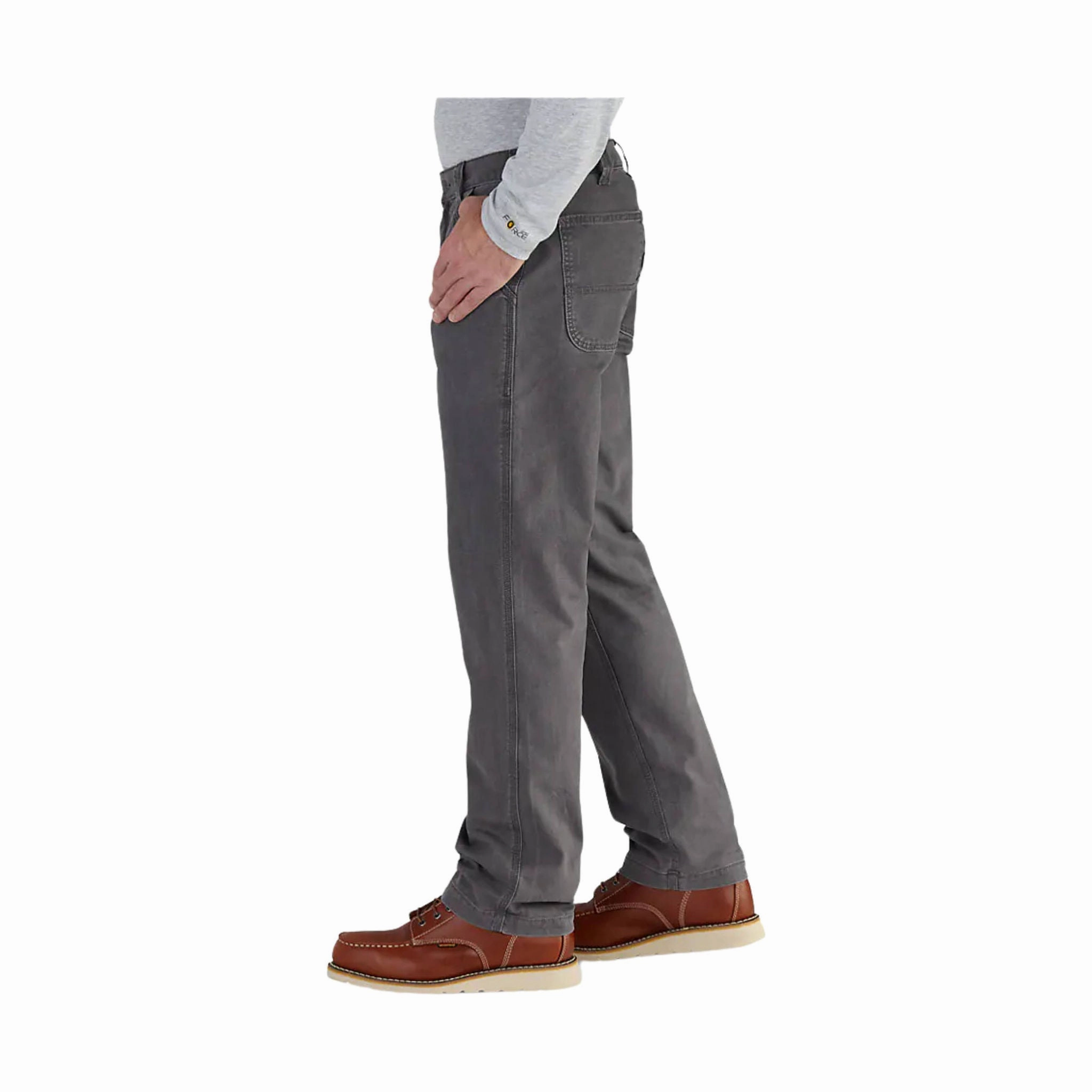Minimal Comfort Carhartt Men's Rugged Flex? Rigby Relaxed Fit Pant - Gravel