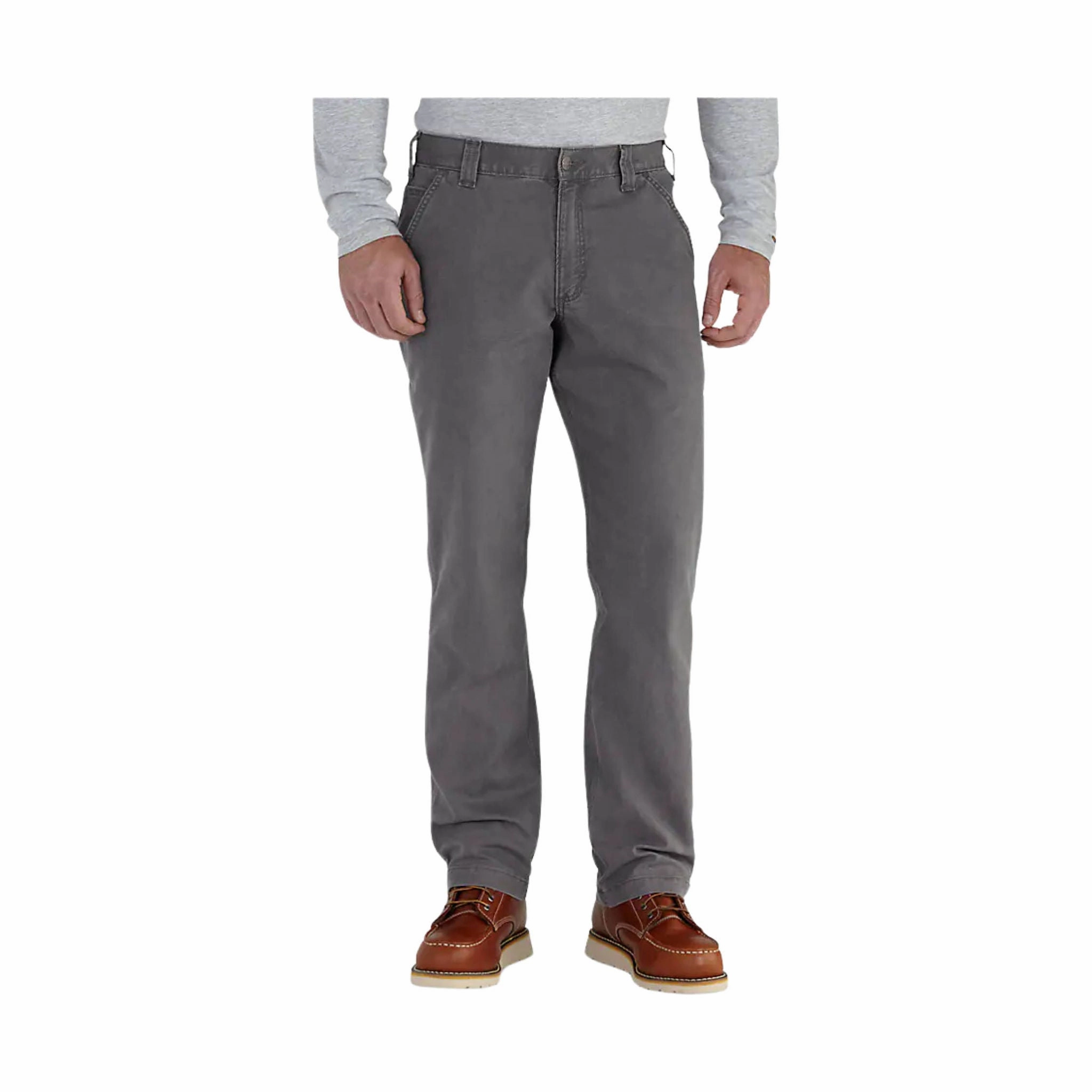 Tear Resistant Carhartt Men's Rugged Flex? Rigby Relaxed Fit Pant - Gravel